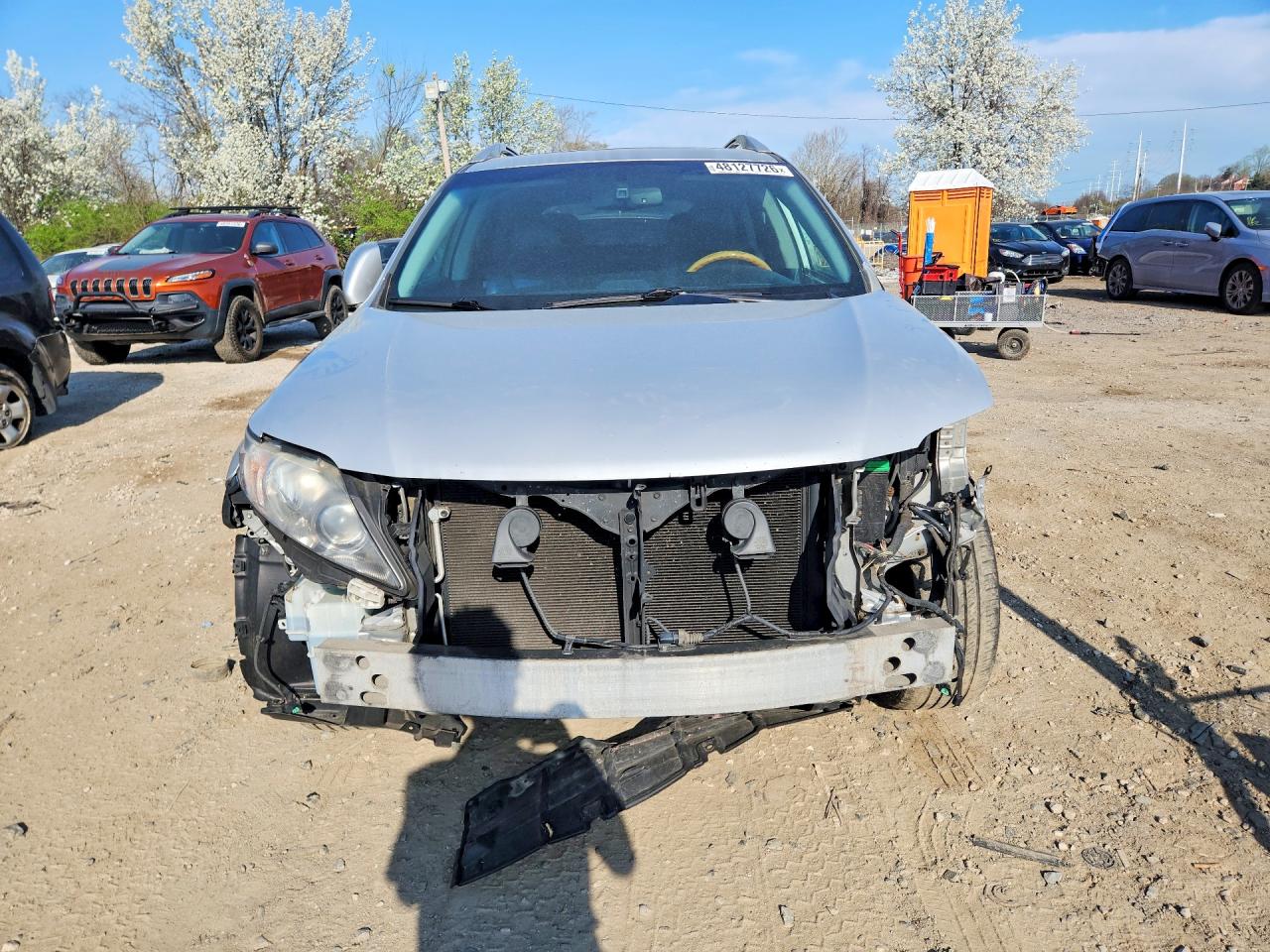 2011 Lexus Rx 350 Base Silver vin: 2T2BK1BA4BC093947