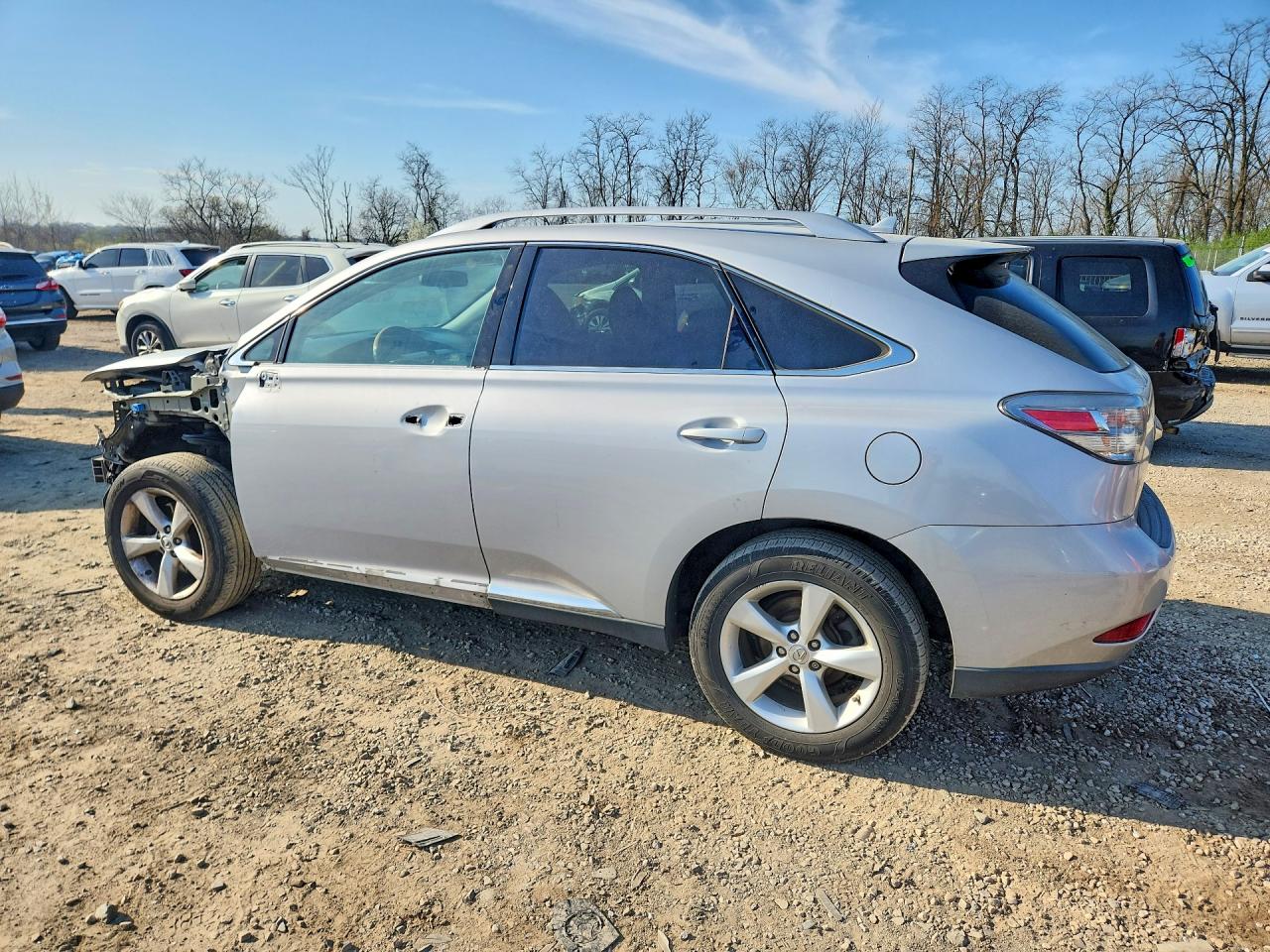 2011 Lexus Rx 350 Base Silver vin: 2T2BK1BA4BC093947