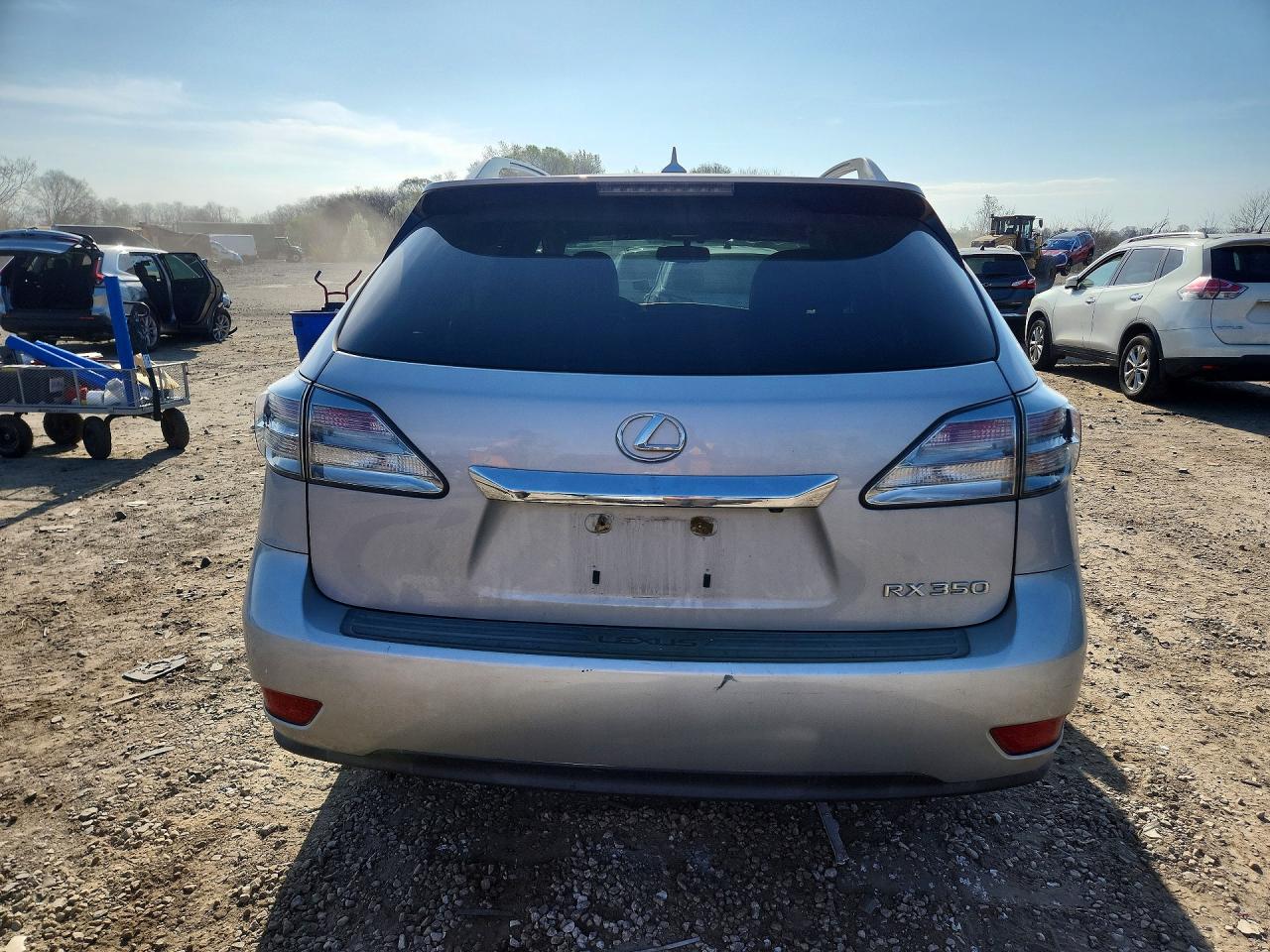 2011 Lexus Rx 350 Base Silver vin: 2T2BK1BA4BC093947