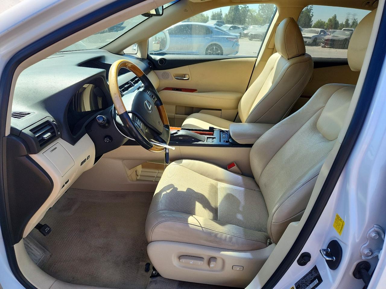2011 Lexus Rx 350 White vin: 2T2BK1BA4BC104834