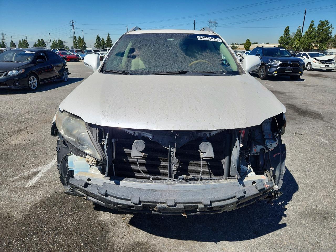 2011 Lexus Rx 350 White vin: 2T2BK1BA4BC104834