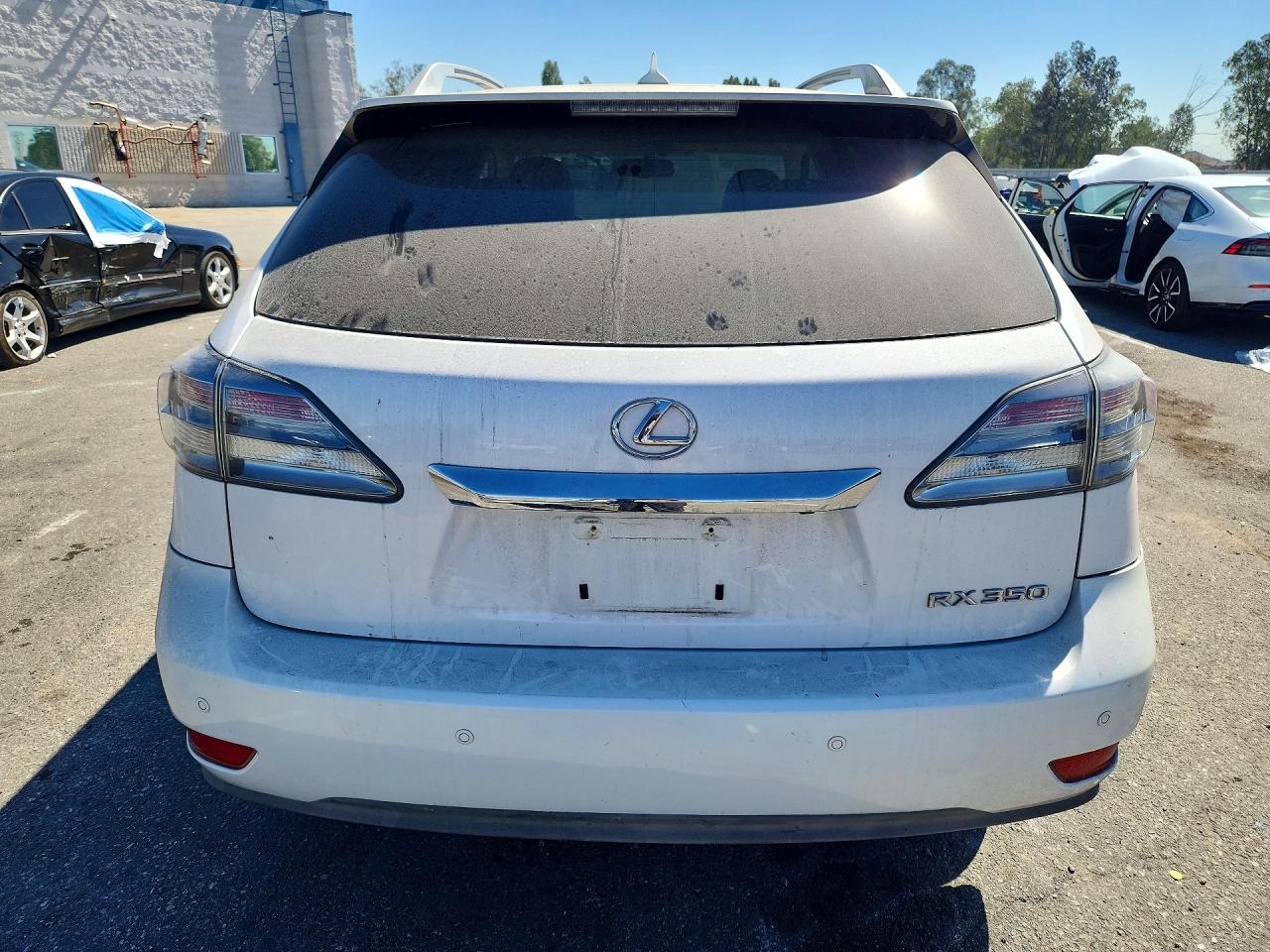 2011 Lexus Rx 350 White vin: 2T2BK1BA4BC104834