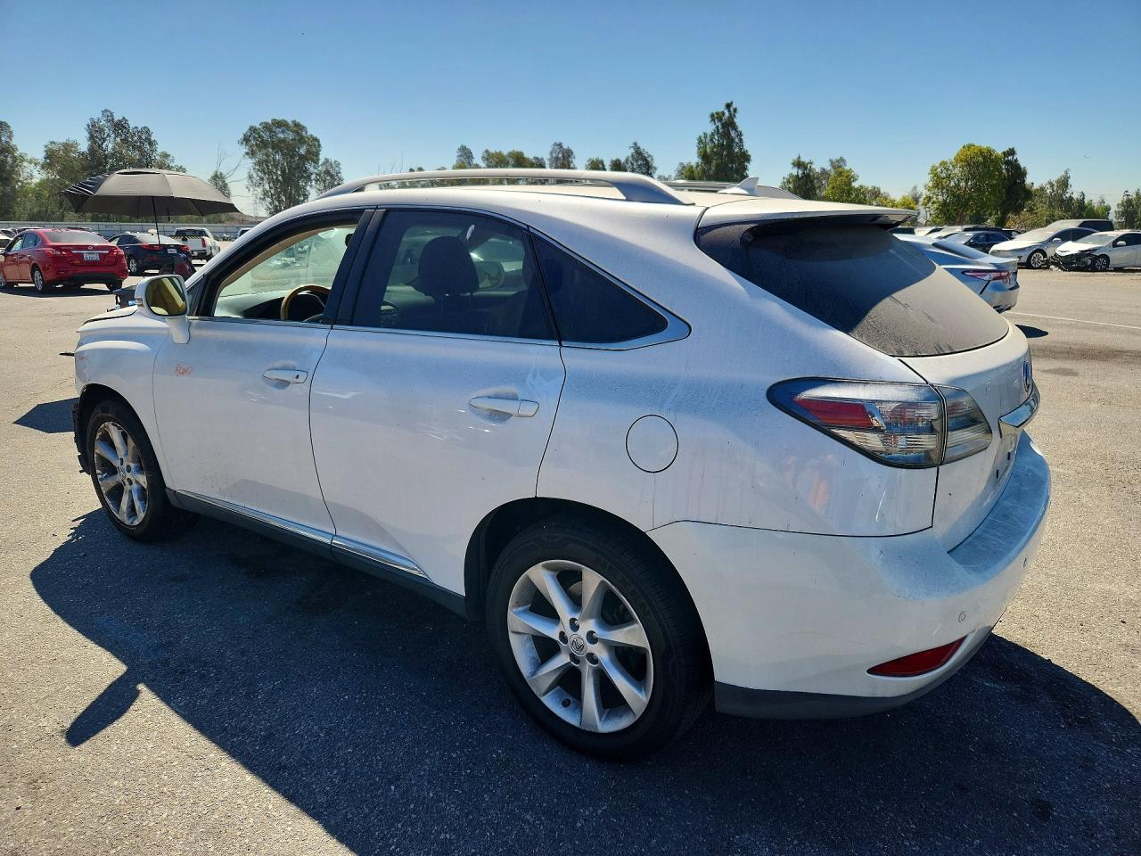2011 Lexus Rx 350 White vin: 2T2BK1BA4BC104834