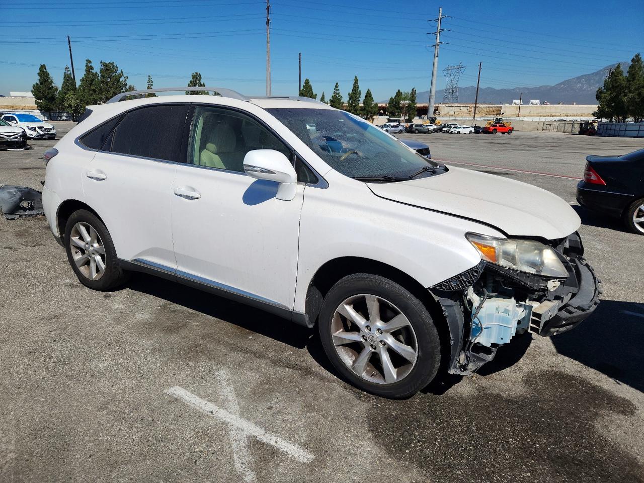 2011 Lexus Rx 350 White vin: 2T2BK1BA4BC104834