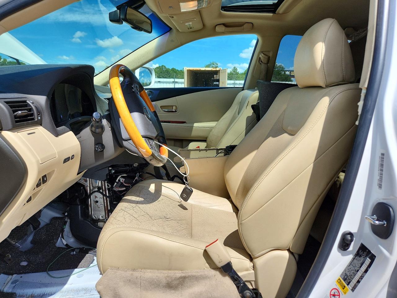 2011 Lexus Rx 350 White vin: 2T2BK1BA4BC110035