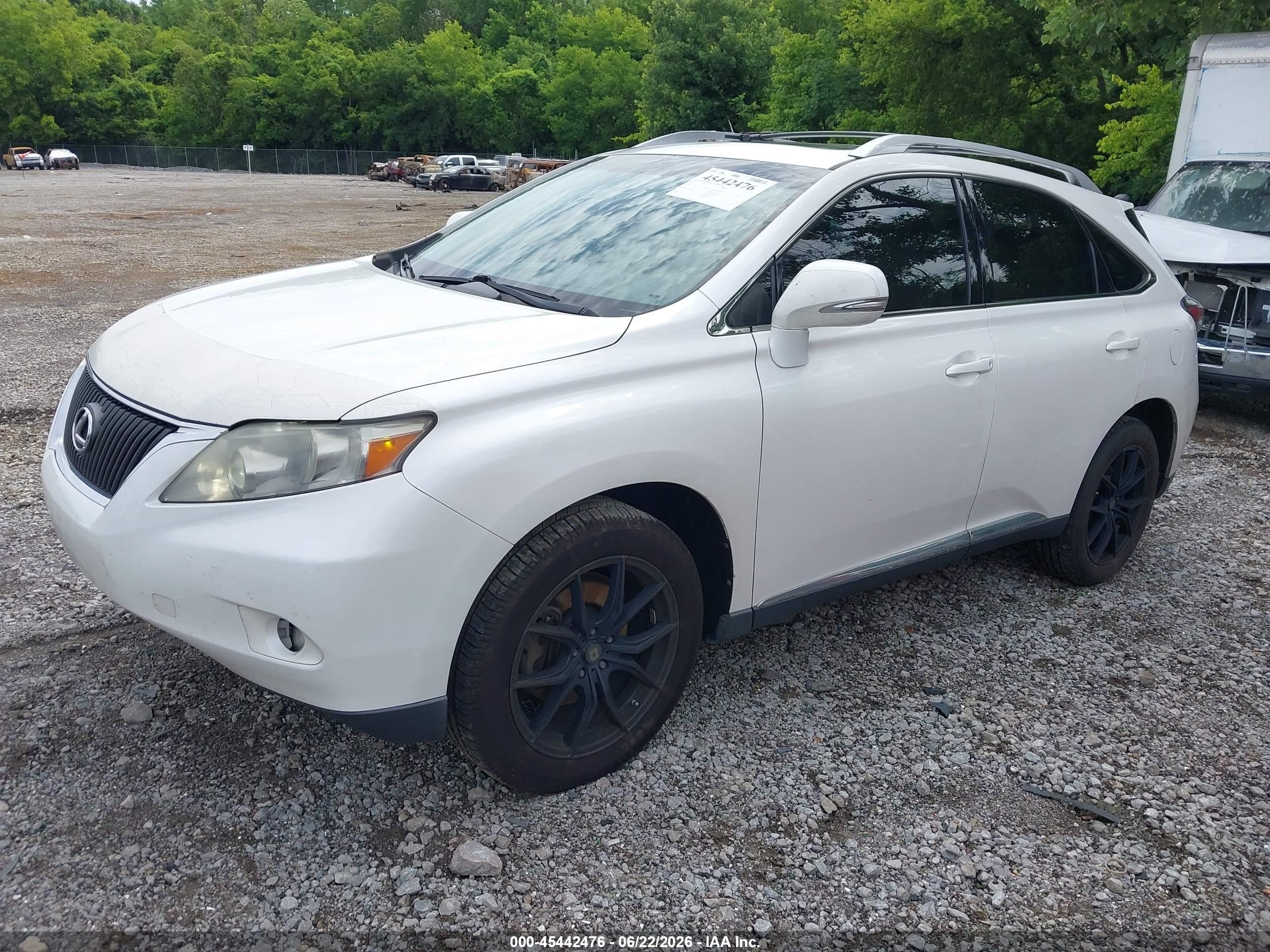 2012 Lexus Rx 350 White vin: 2T2BK1BA4CC137981