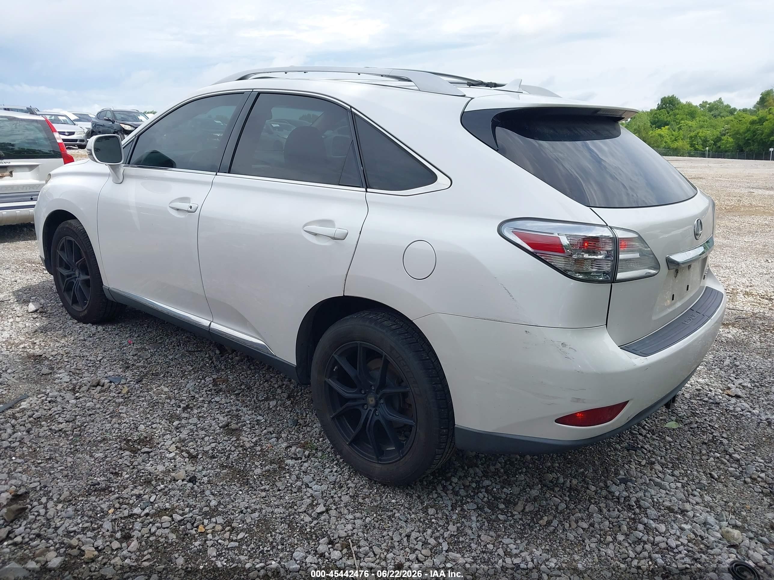 2012 Lexus Rx 350 White vin: 2T2BK1BA4CC137981