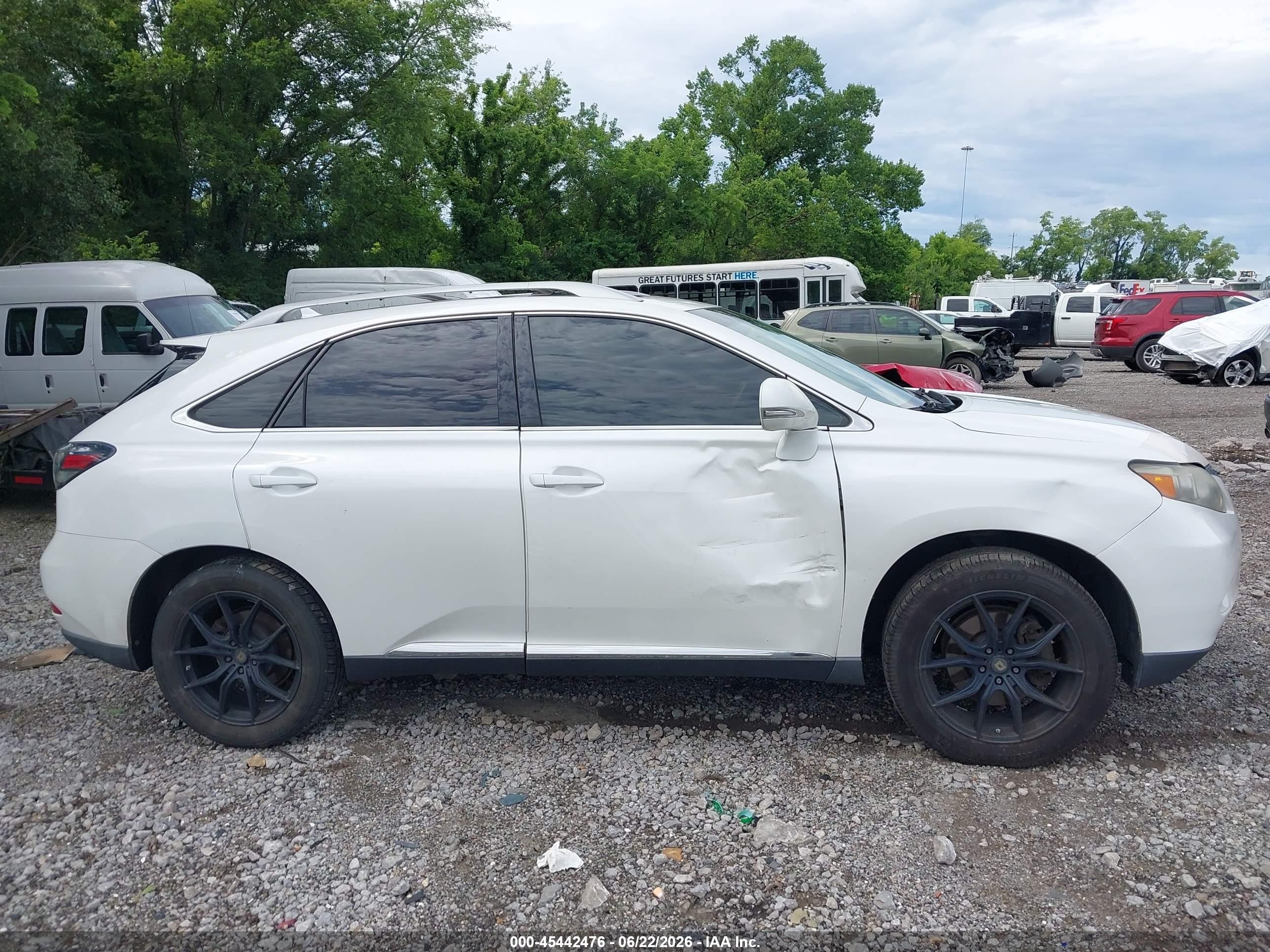 2012 Lexus Rx 350 White vin: 2T2BK1BA4CC137981
