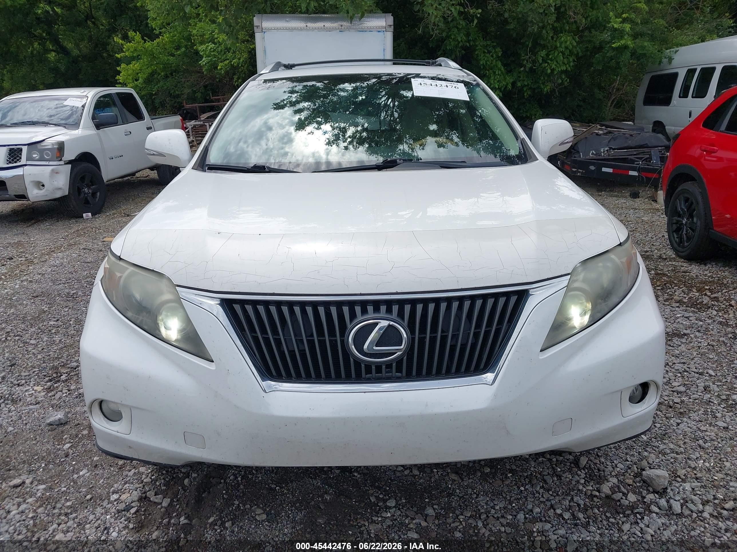 2012 Lexus Rx 350 White vin: 2T2BK1BA4CC137981