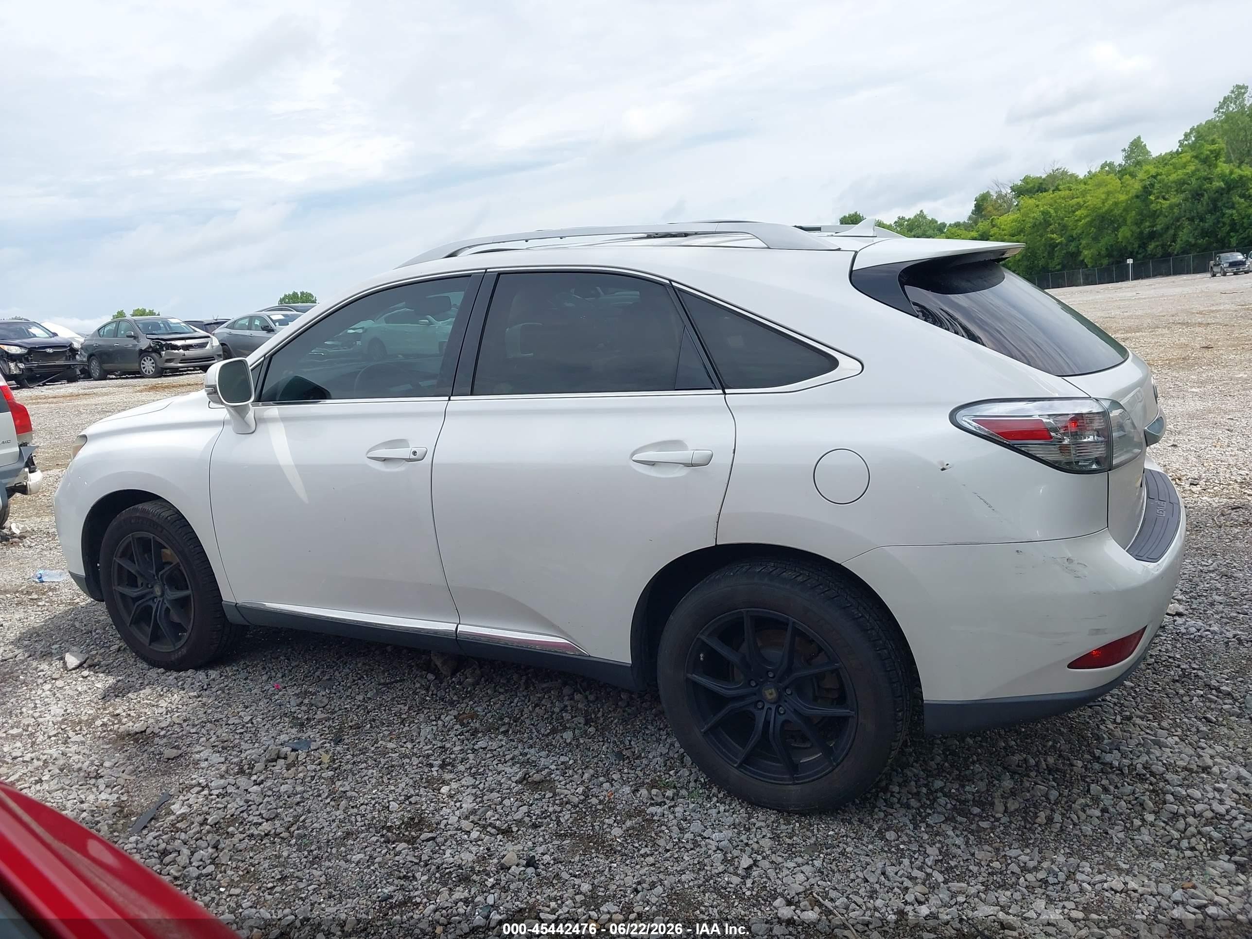 2012 Lexus Rx 350 White vin: 2T2BK1BA4CC137981
