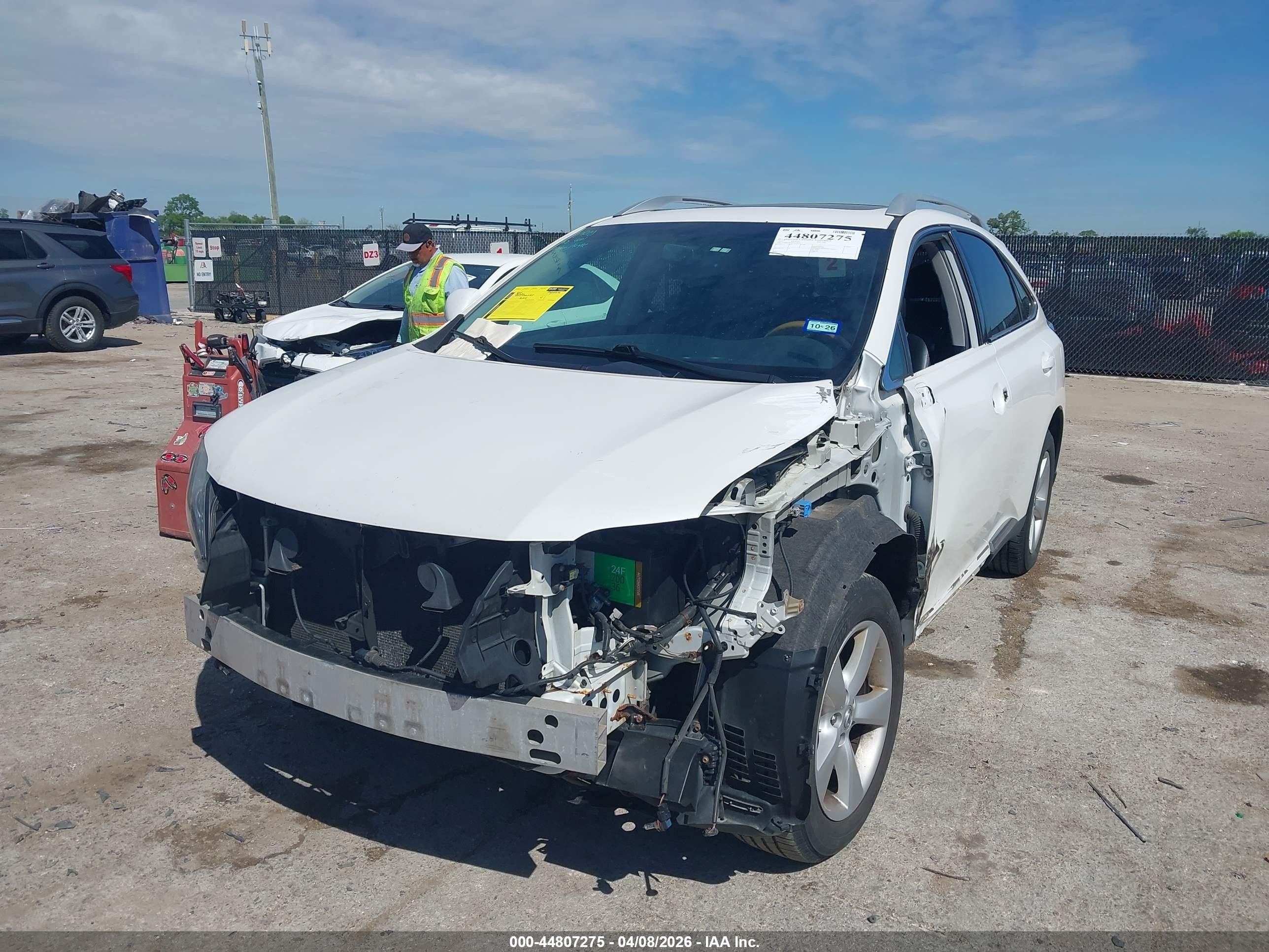 2012 Lexus Rx 350   White vin: 2T2BK1BA4CC138967