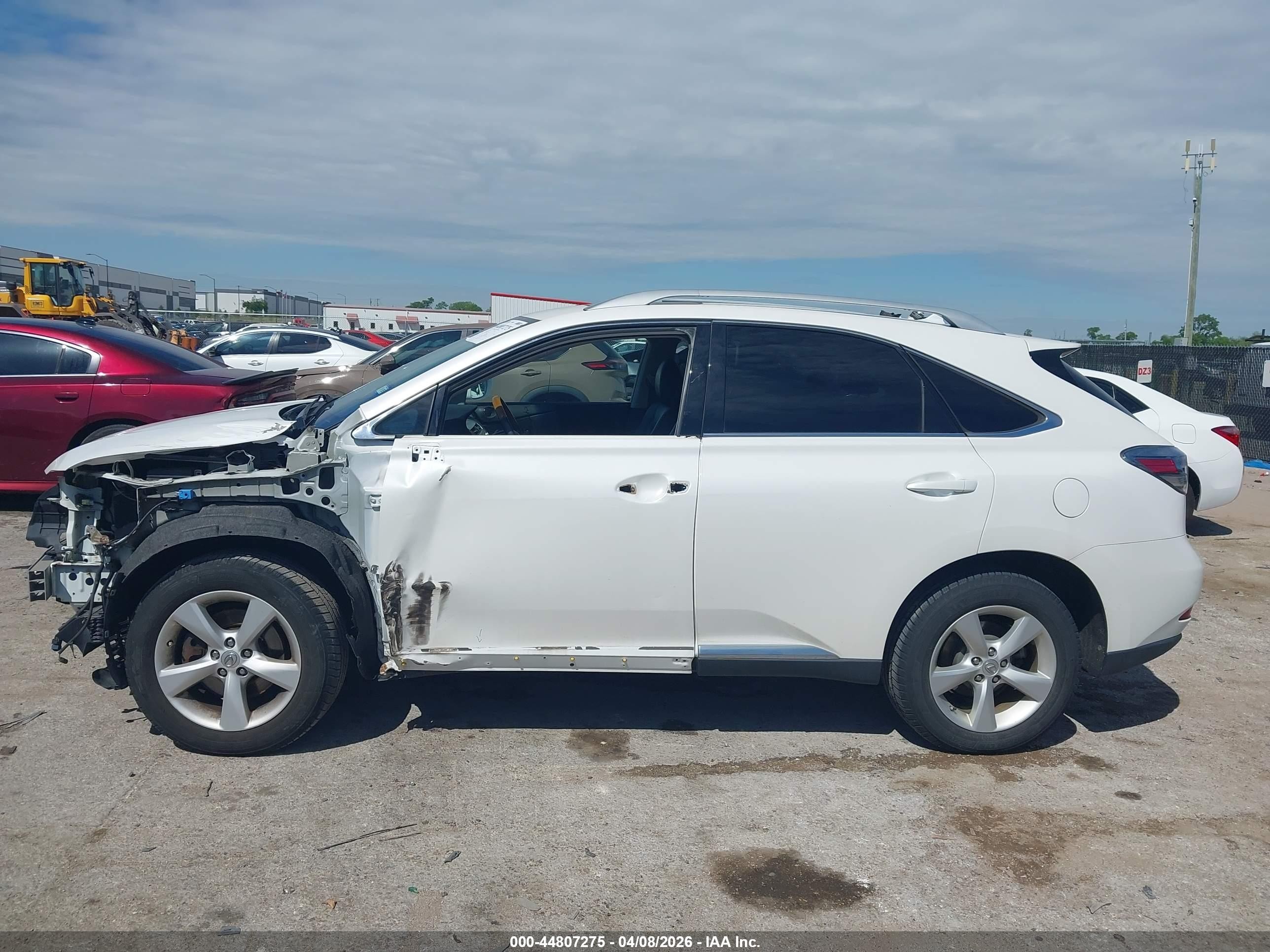 2012 Lexus Rx 350   White vin: 2T2BK1BA4CC138967