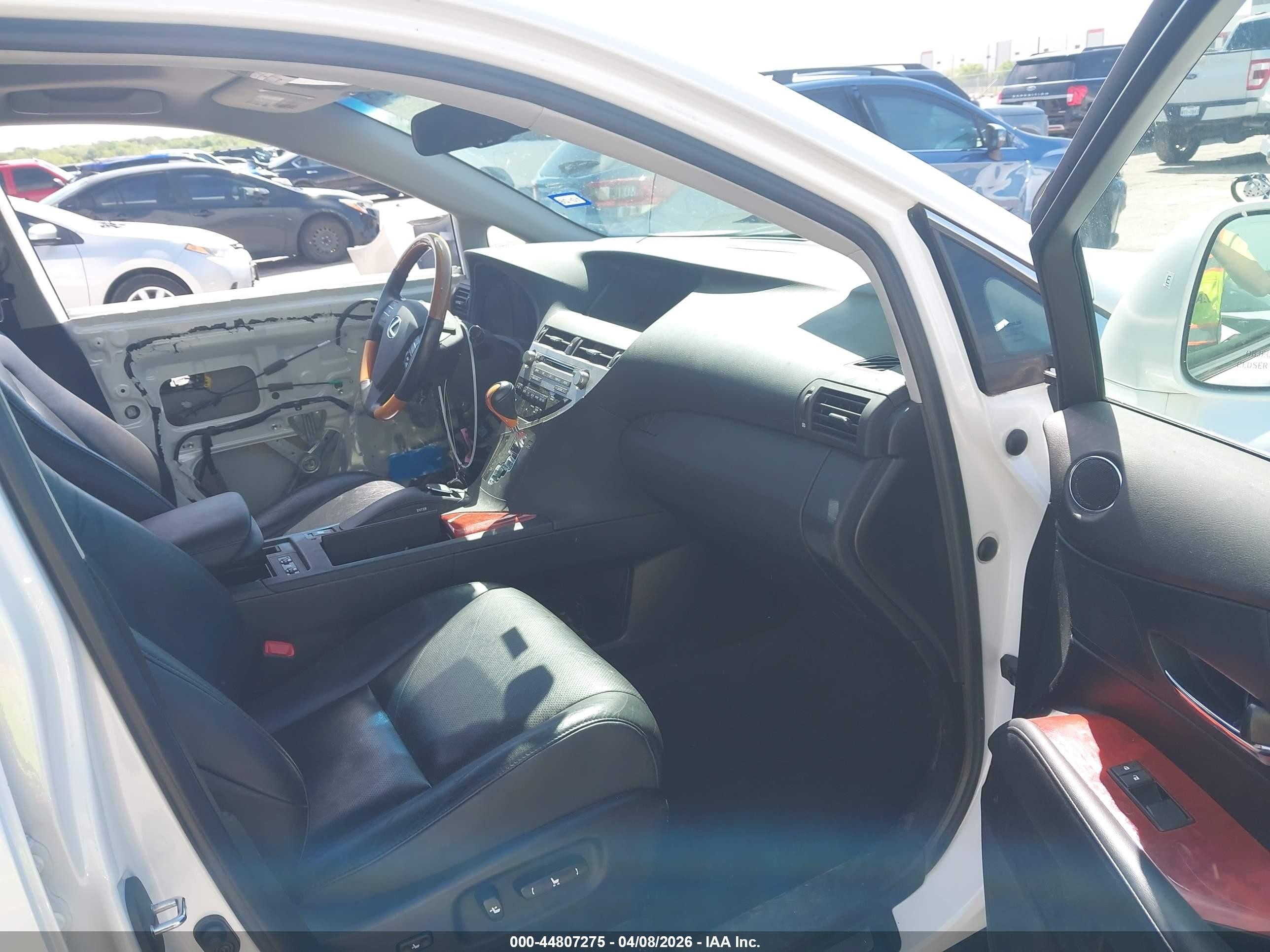 2012 Lexus Rx 350   White vin: 2T2BK1BA4CC138967