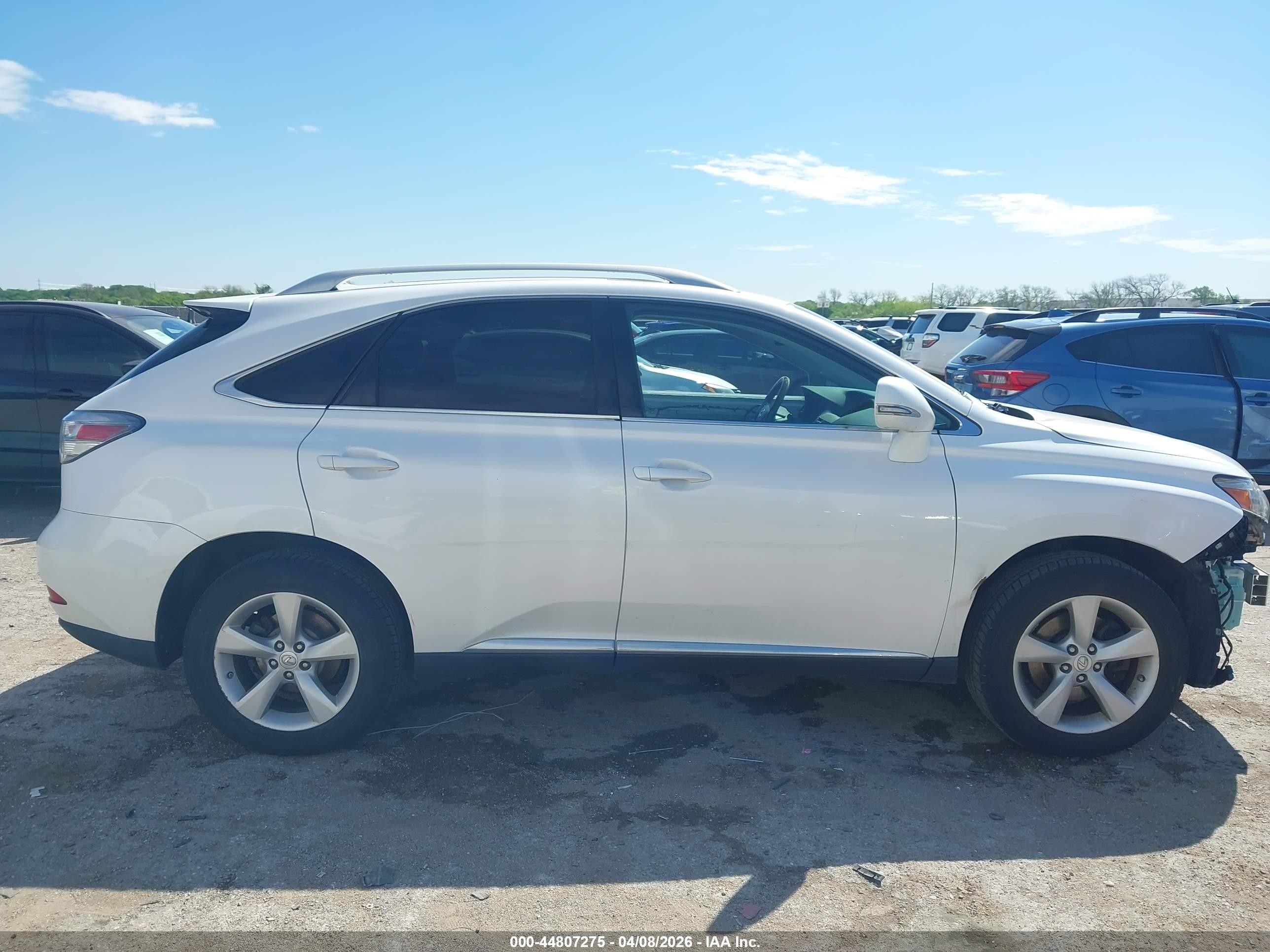 2012 Lexus Rx 350   White vin: 2T2BK1BA4CC138967