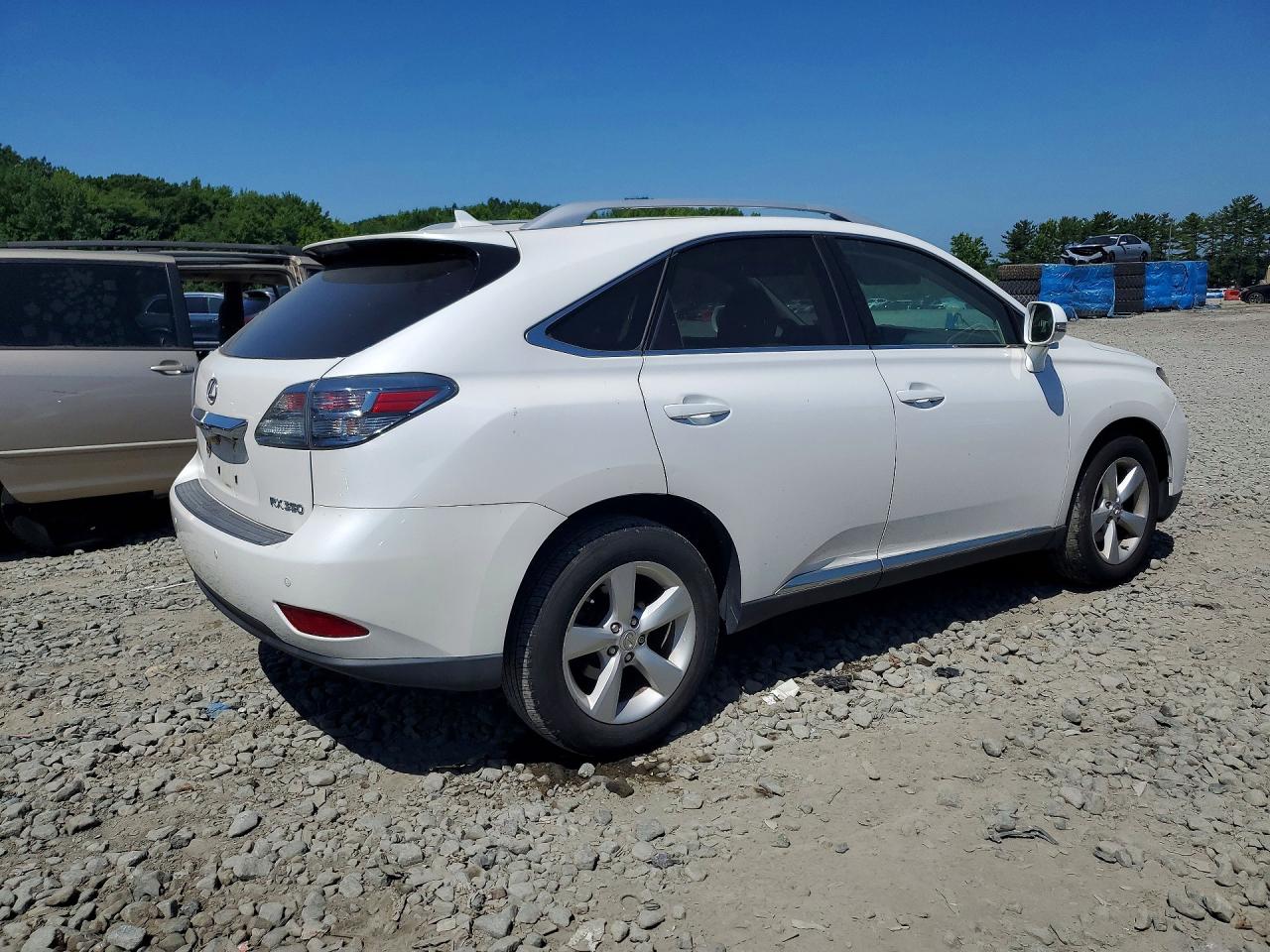 2012 Lexus Rx 350 White vin: 2T2BK1BA4CC139732