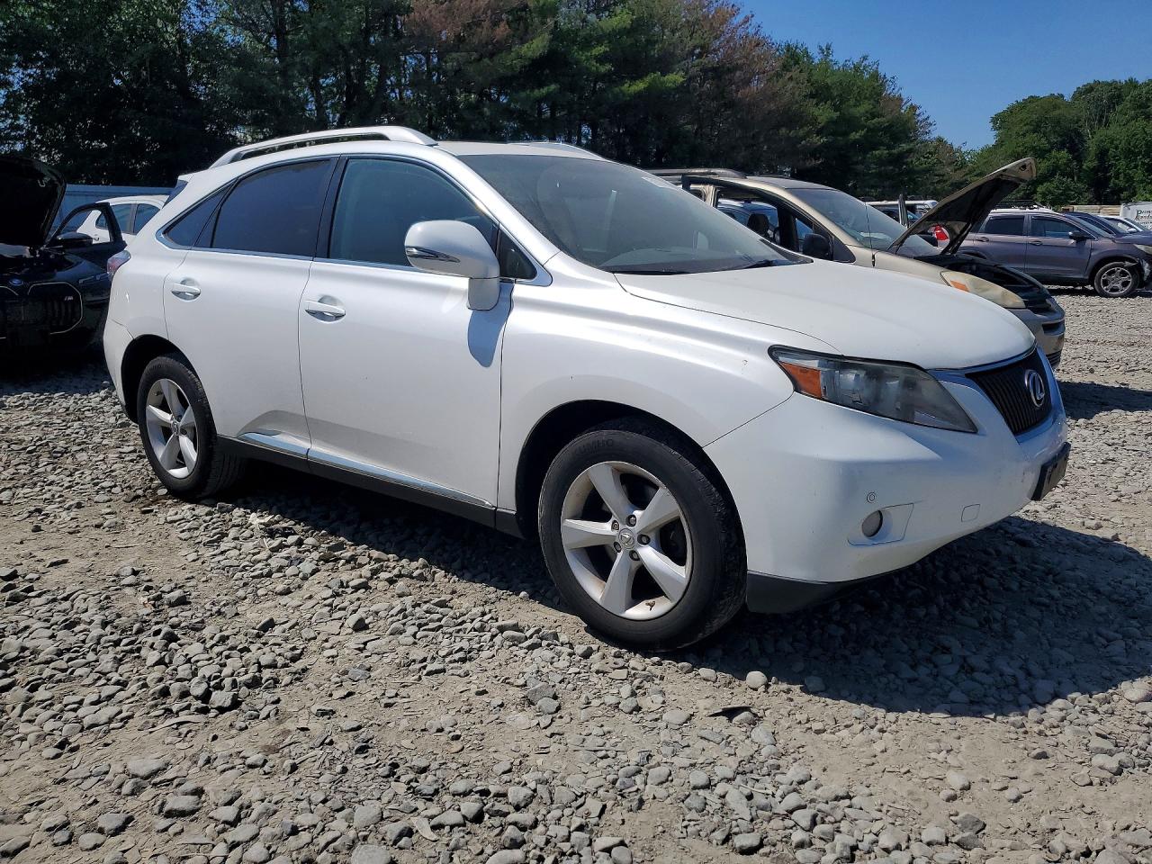 2012 Lexus Rx 350 White vin: 2T2BK1BA4CC139732