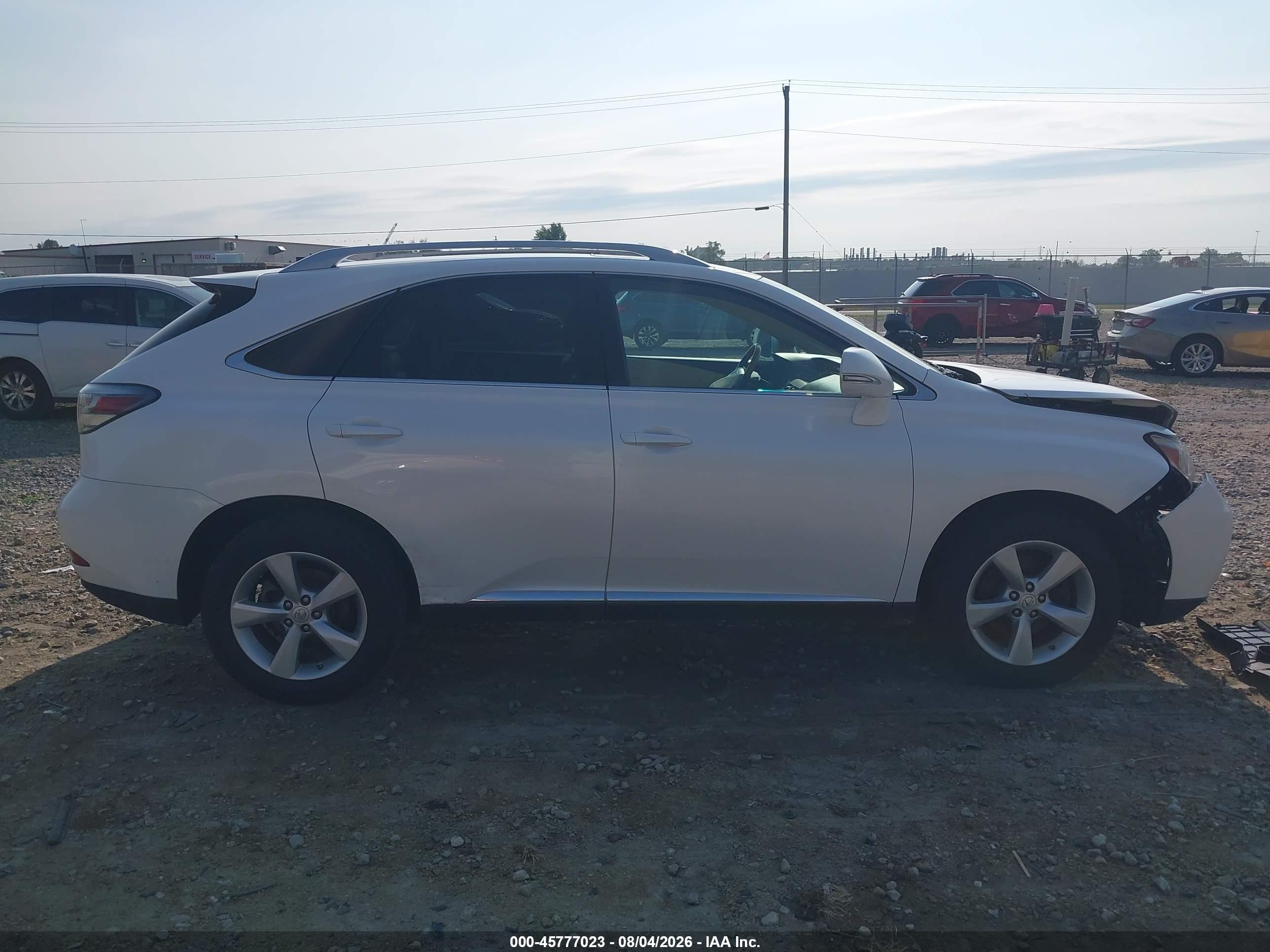 2012 Lexus Rx 350   White vin: 2T2BK1BA4CC141982