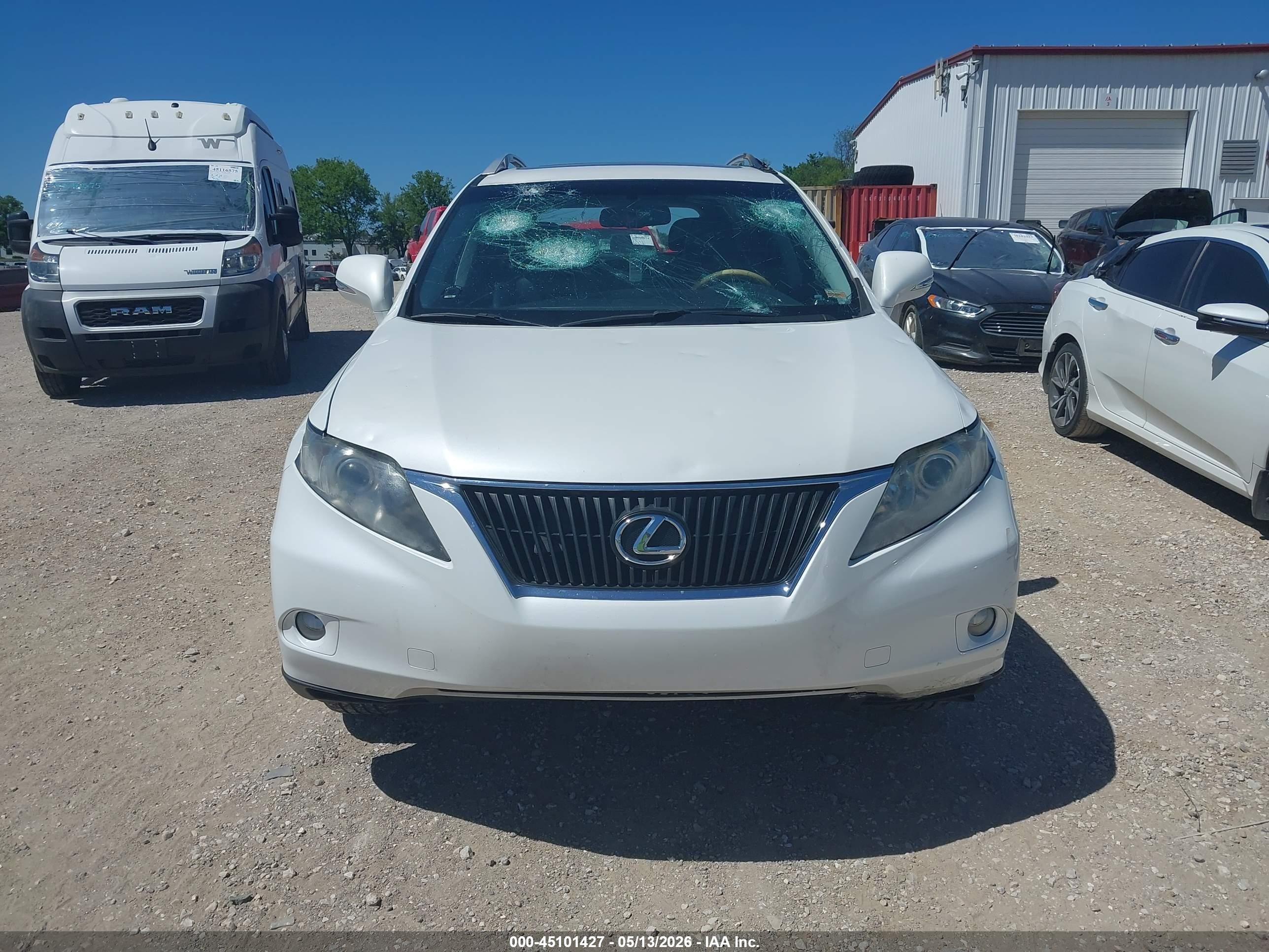 2012 Lexus Rx 350 White vin: 2T2BK1BA4CC143859