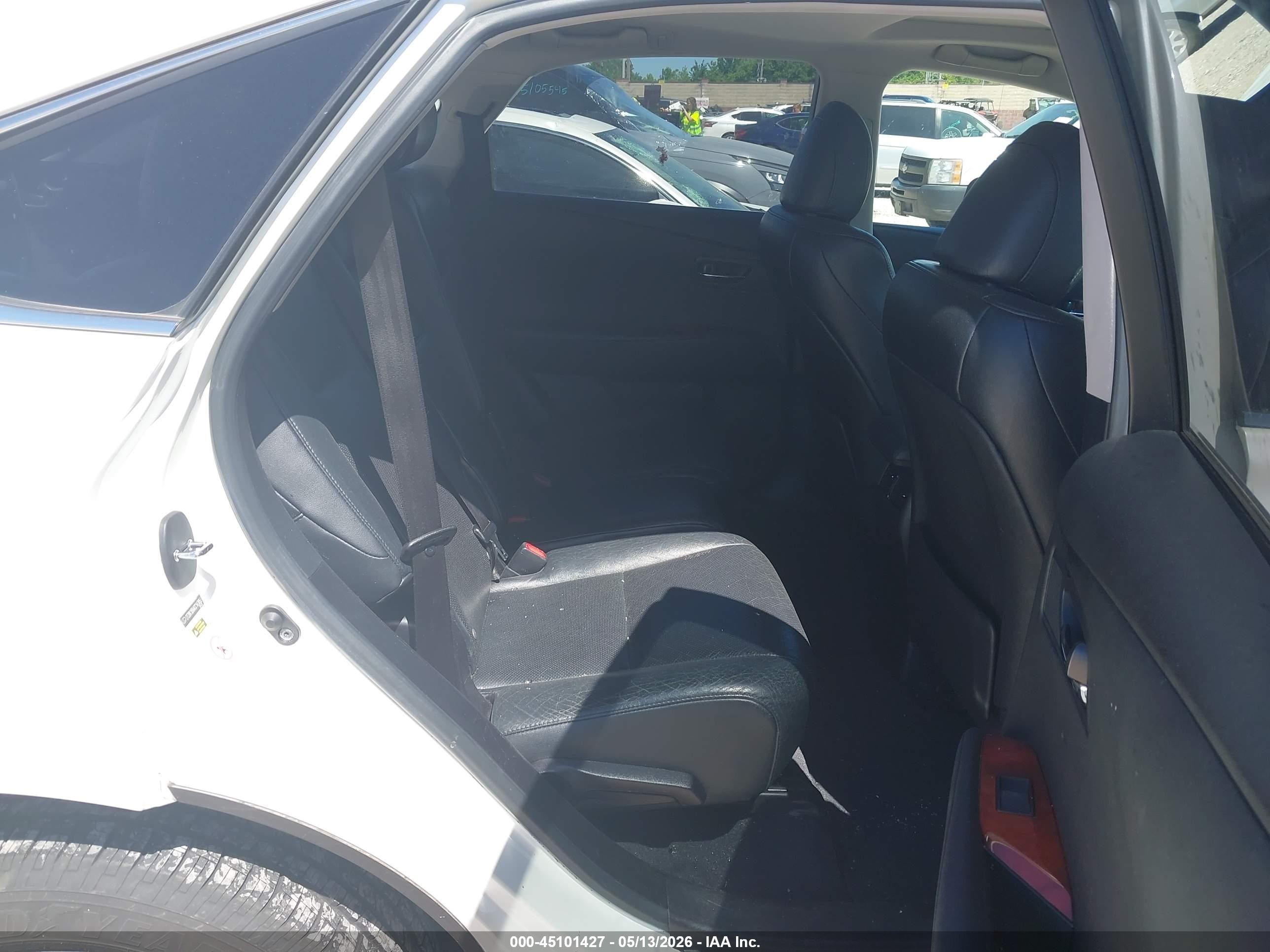 2012 Lexus Rx 350 White vin: 2T2BK1BA4CC143859