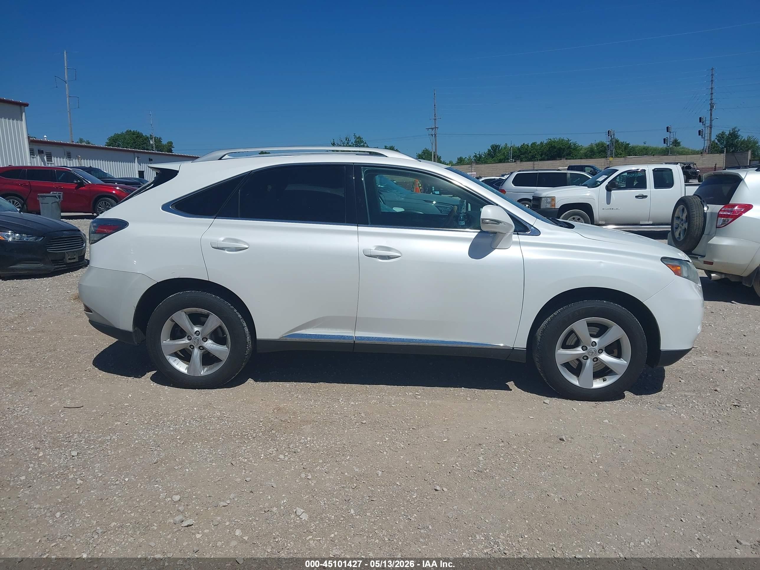 2012 Lexus Rx 350 White vin: 2T2BK1BA4CC143859