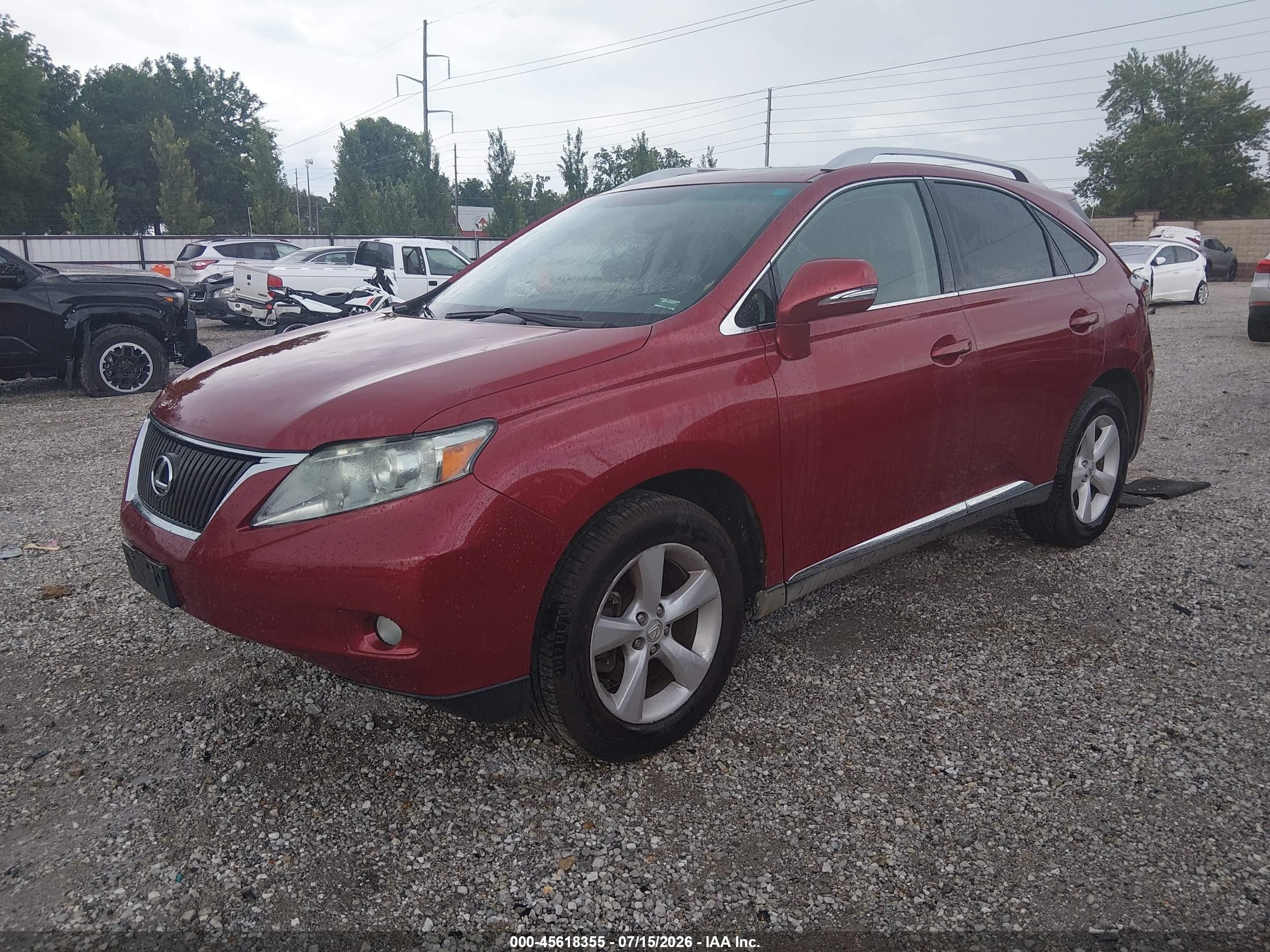 2012 Lexus Rx 350 Maroon vin: 2T2BK1BA4CC147555