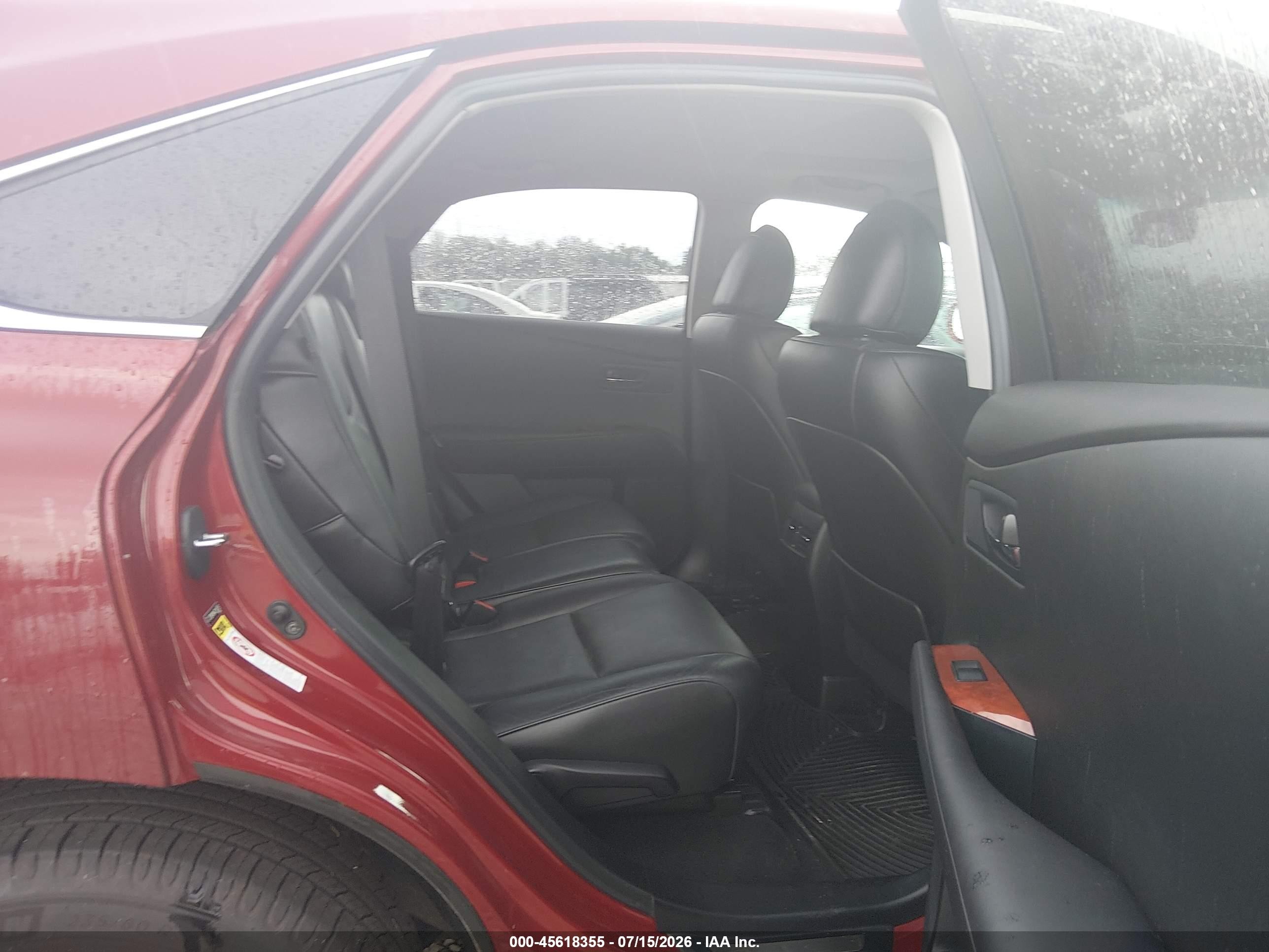 2012 Lexus Rx 350 Maroon vin: 2T2BK1BA4CC147555