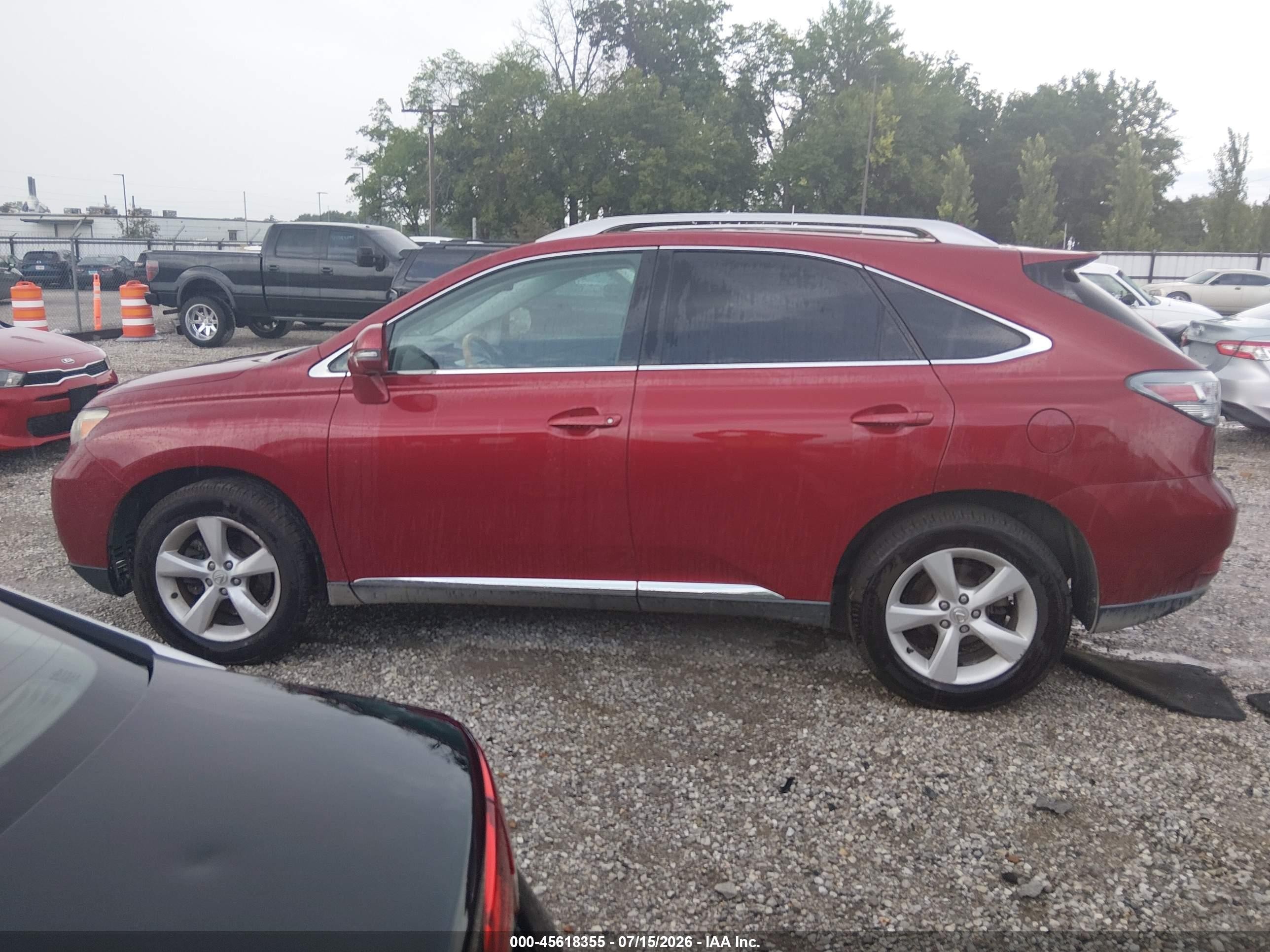 2012 Lexus Rx 350 Maroon vin: 2T2BK1BA4CC147555