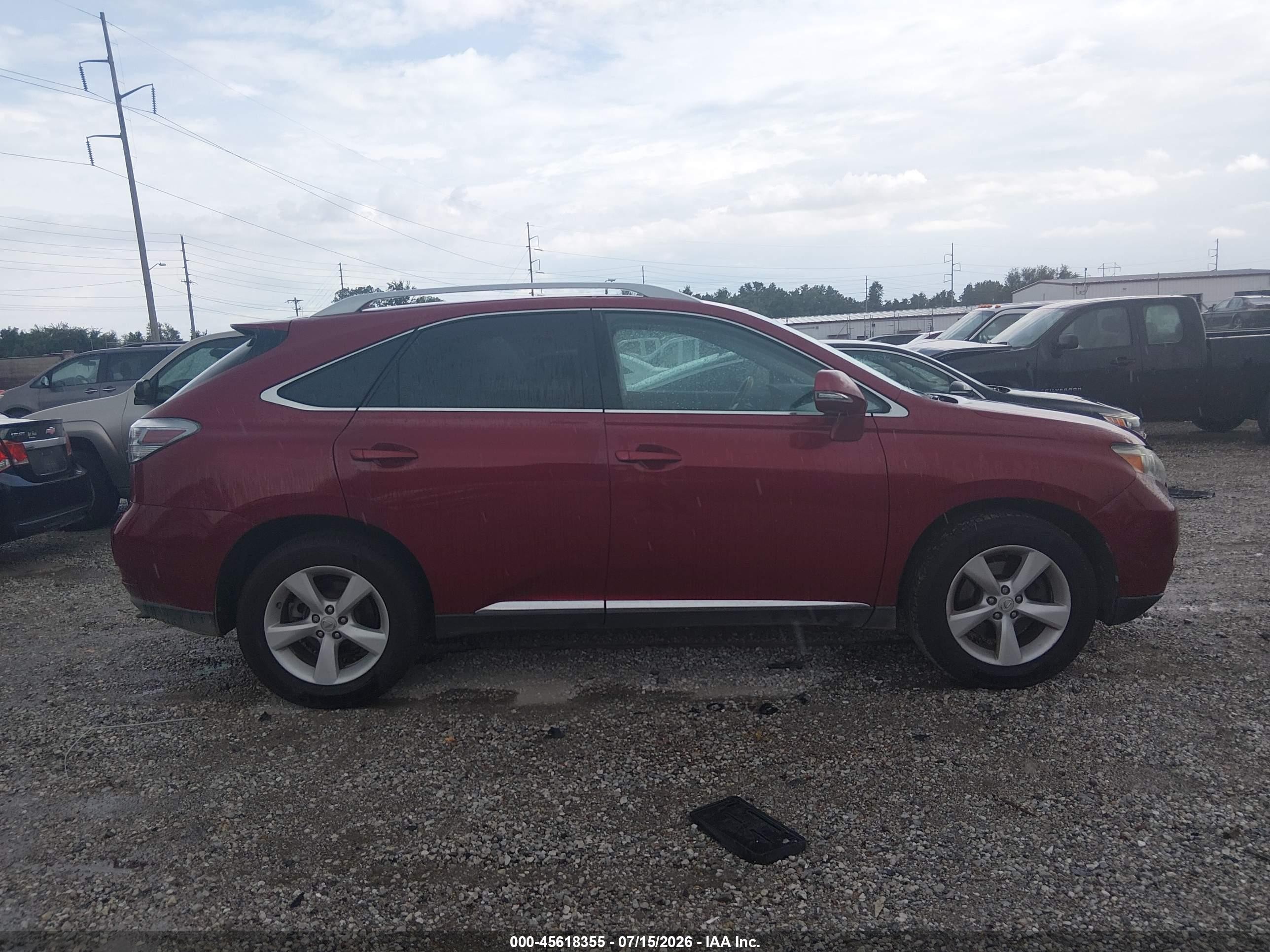 2012 Lexus Rx 350 Maroon vin: 2T2BK1BA4CC147555