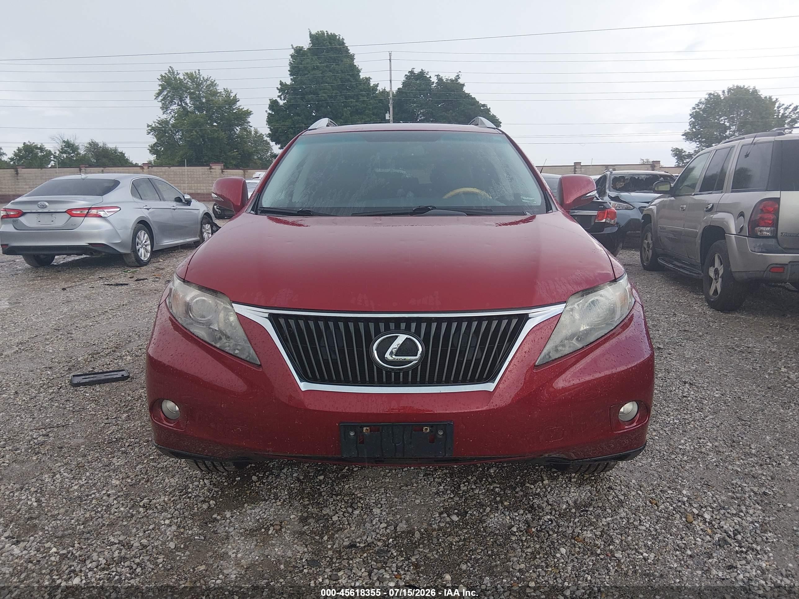 2012 Lexus Rx 350 Maroon vin: 2T2BK1BA4CC147555