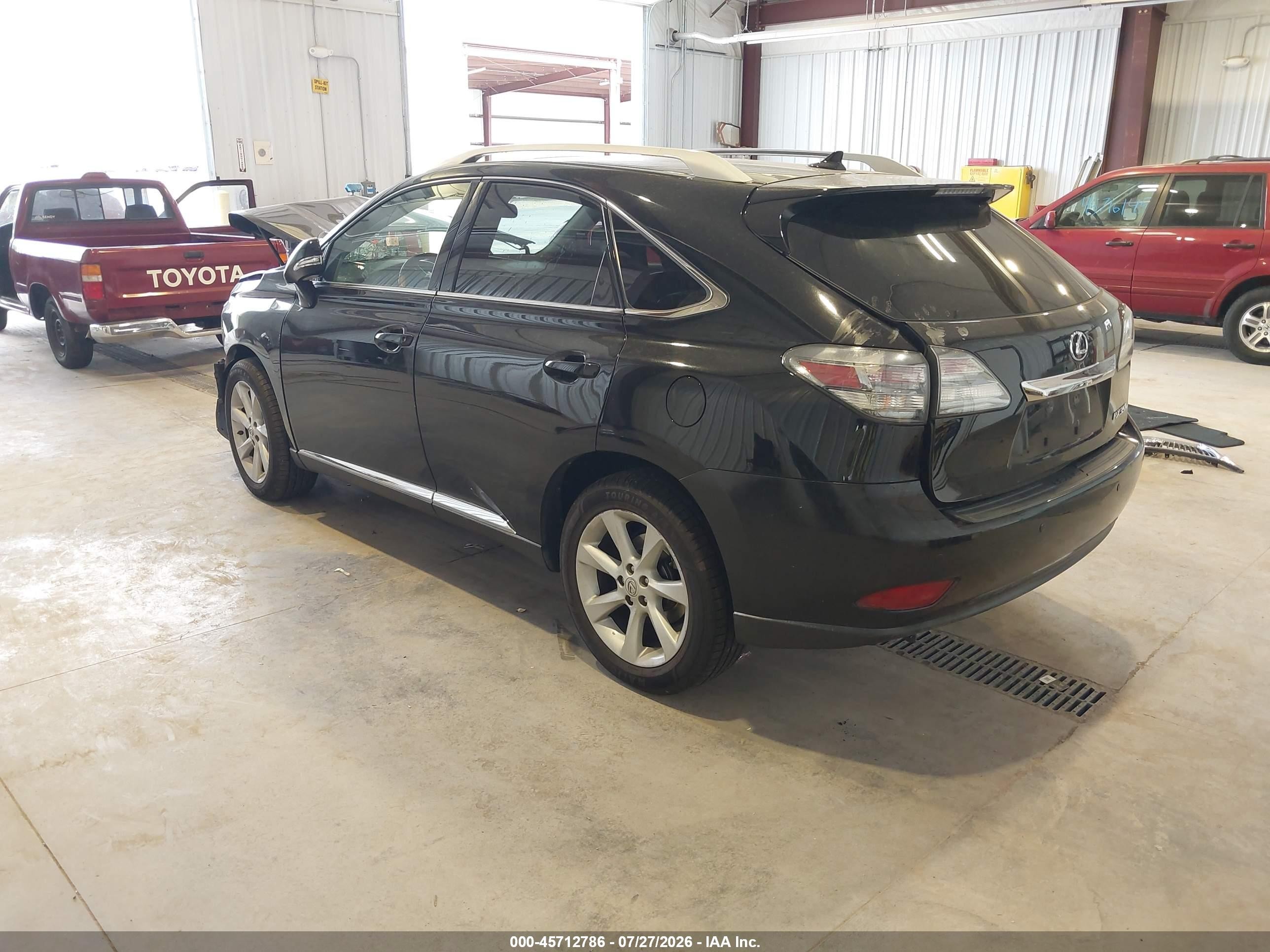 2012 Lexus Rx 350   Black vin: 2T2BK1BA4CC150276