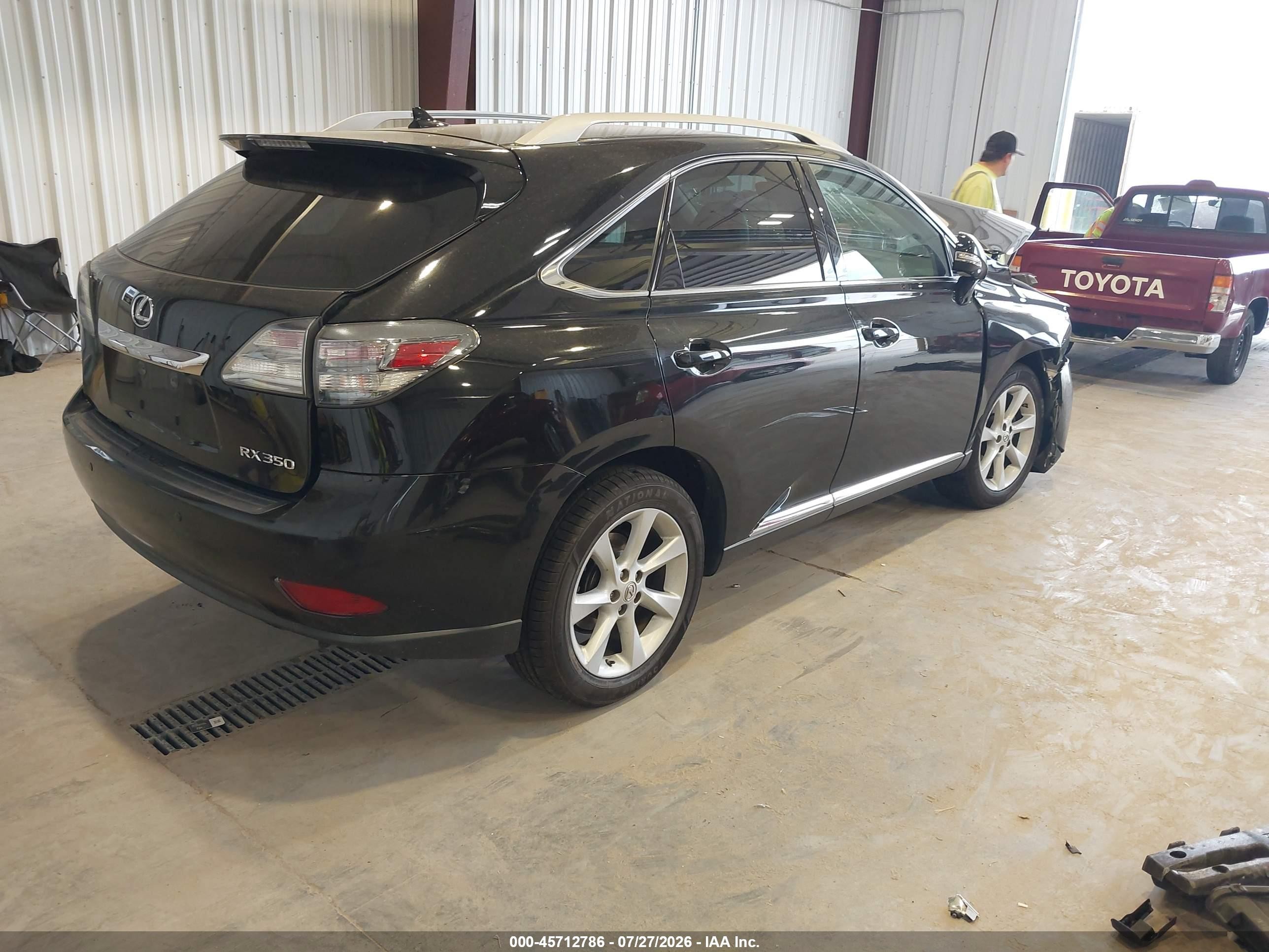 2012 Lexus Rx 350   Black vin: 2T2BK1BA4CC150276