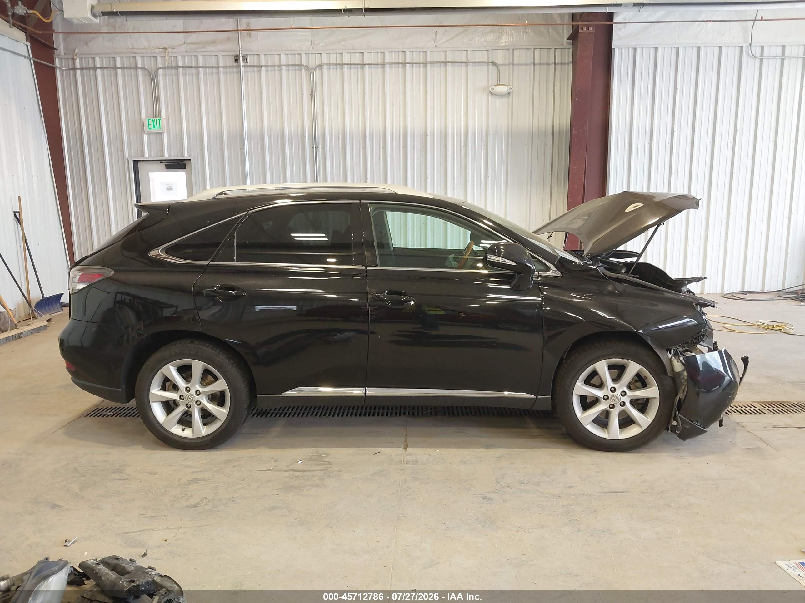 2012 Lexus Rx 350   Black vin: 2T2BK1BA4CC150276