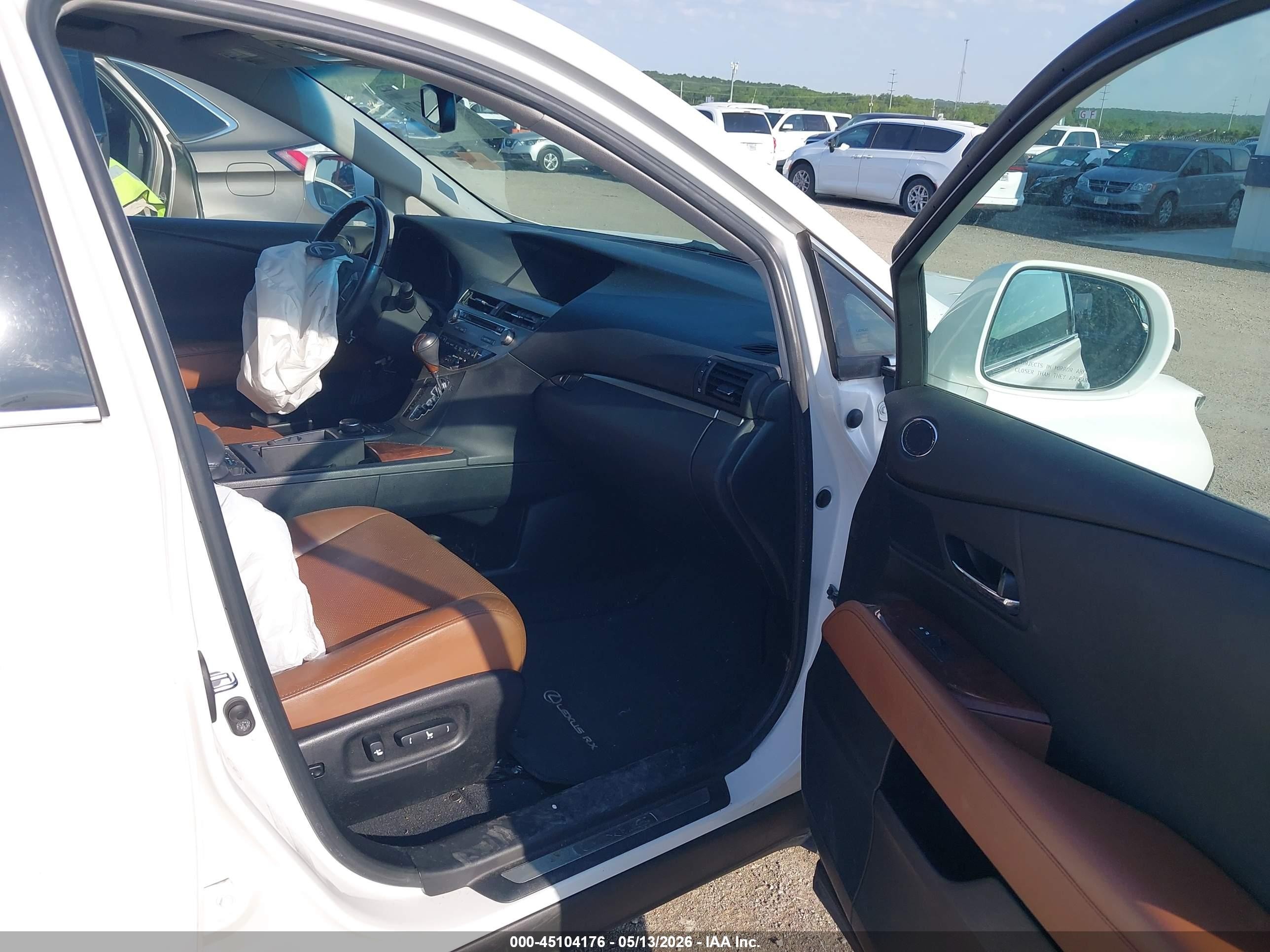 2013 Lexus Rx 350   White vin: 2T2BK1BA4DC157729