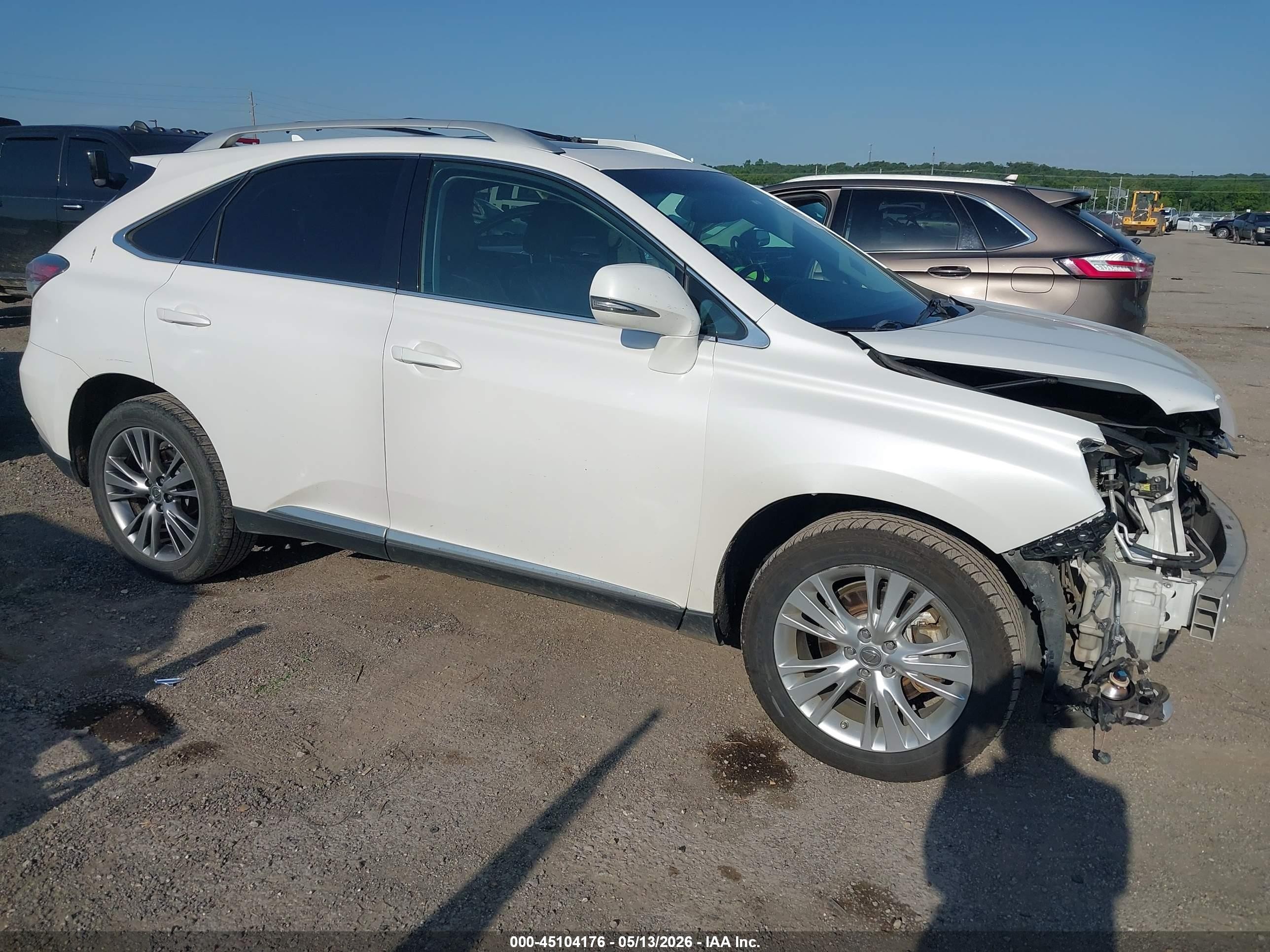 2013 Lexus Rx 350   White vin: 2T2BK1BA4DC157729