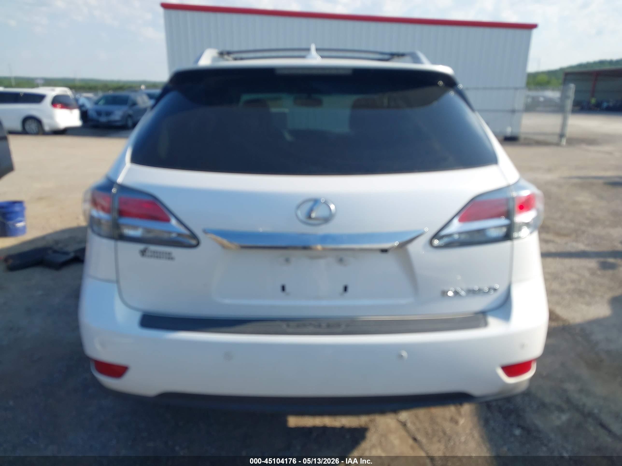 2013 Lexus Rx 350   White vin: 2T2BK1BA4DC157729