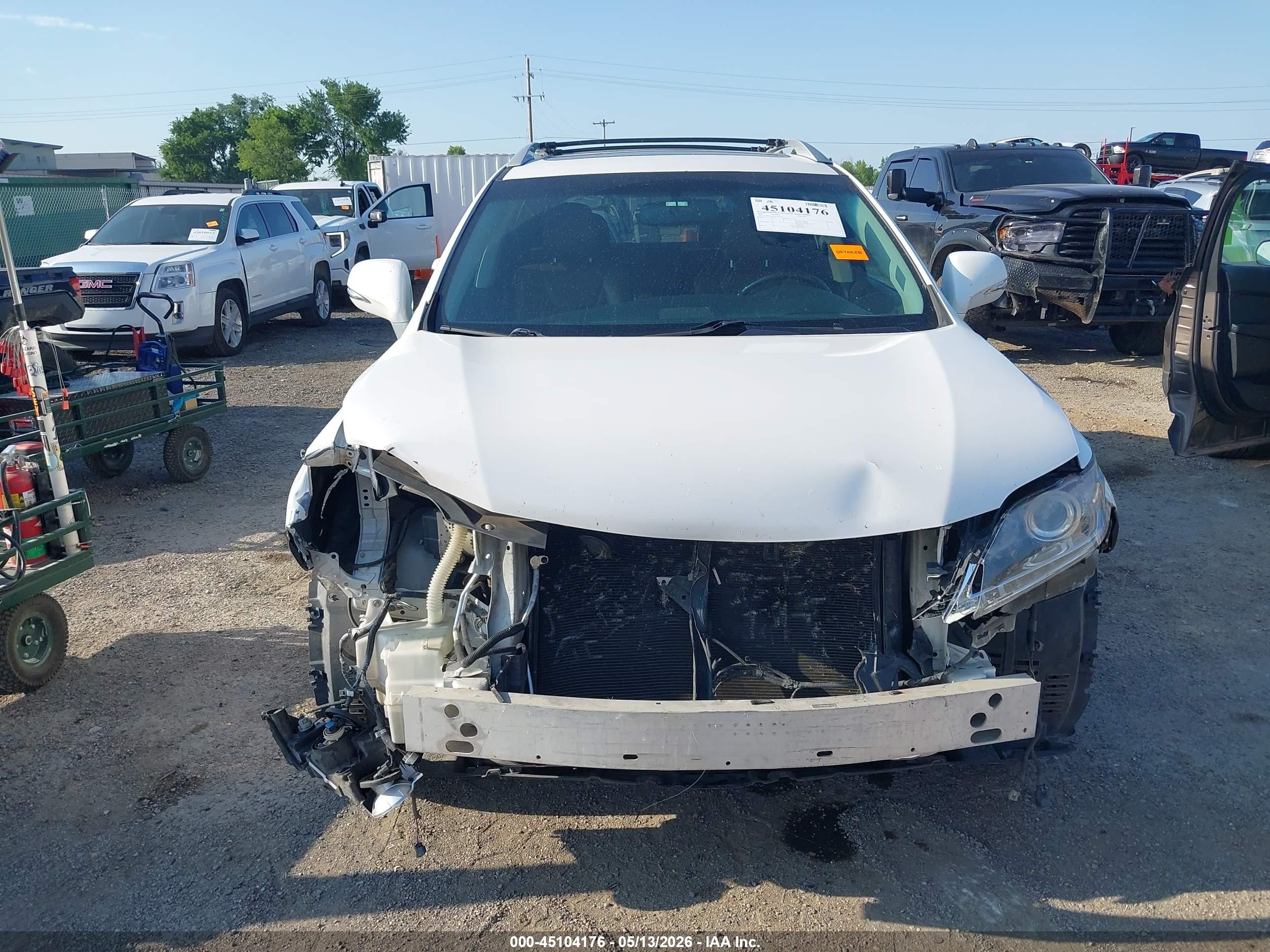 2013 Lexus Rx 350   White vin: 2T2BK1BA4DC157729