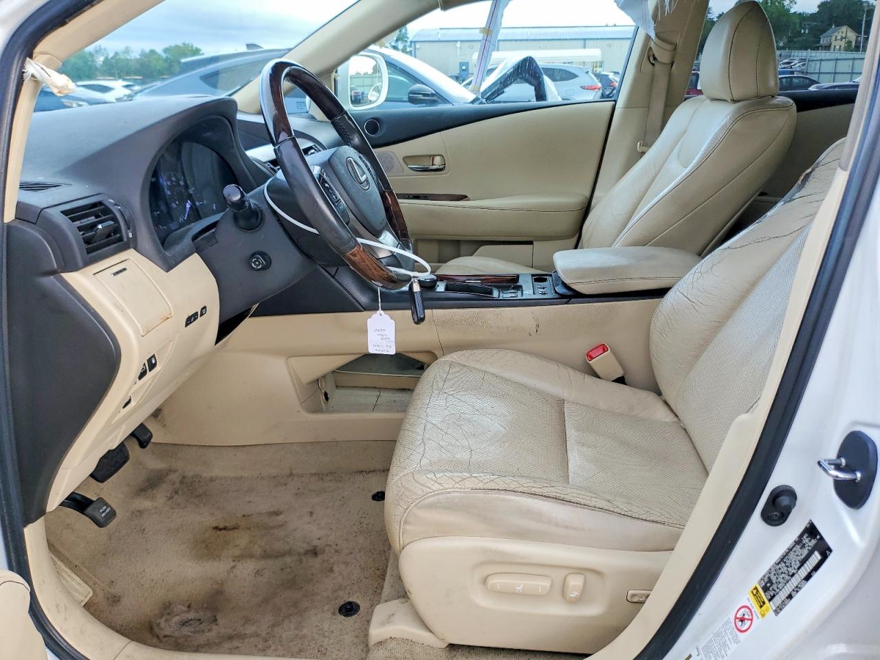 2013 Lexus Rx 350 Base White vin: 2T2BK1BA4DC171159