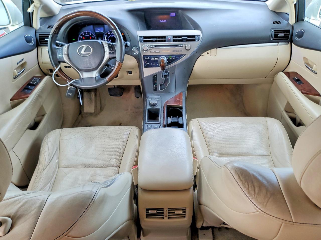 2013 Lexus Rx 350 Base White vin: 2T2BK1BA4DC171159