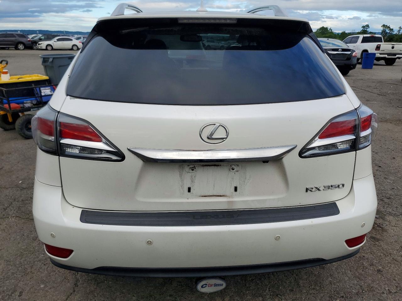 2013 Lexus Rx 350 Base White vin: 2T2BK1BA4DC171159