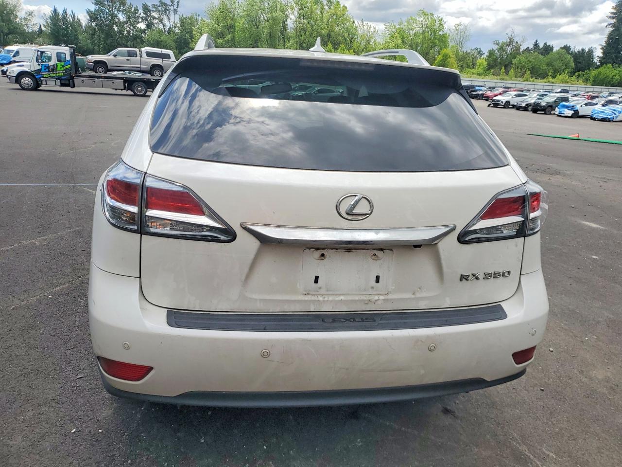 2013 Lexus Rx 350 Base White vin: 2T2BK1BA4DC171307