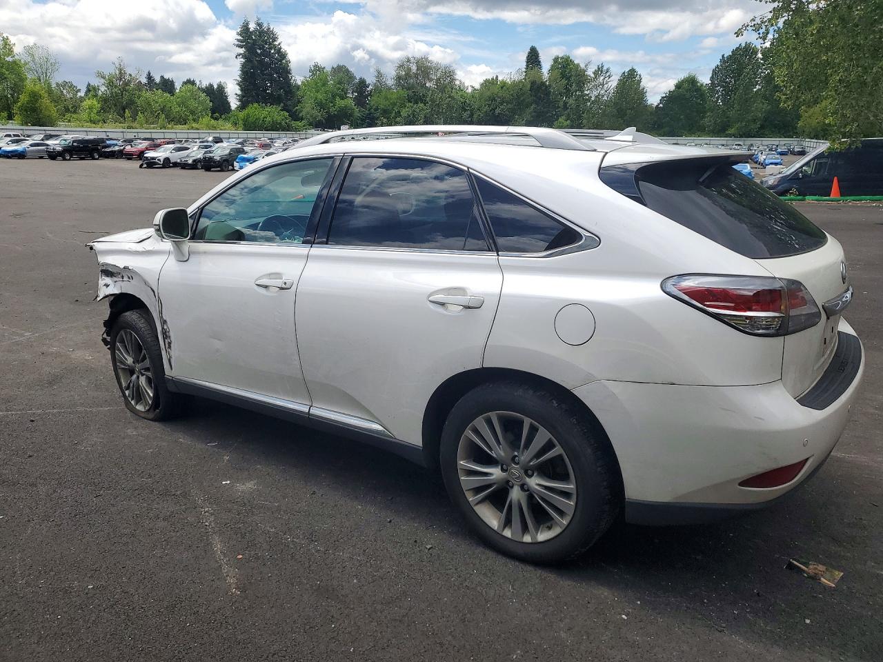 2013 Lexus Rx 350 Base White vin: 2T2BK1BA4DC171307