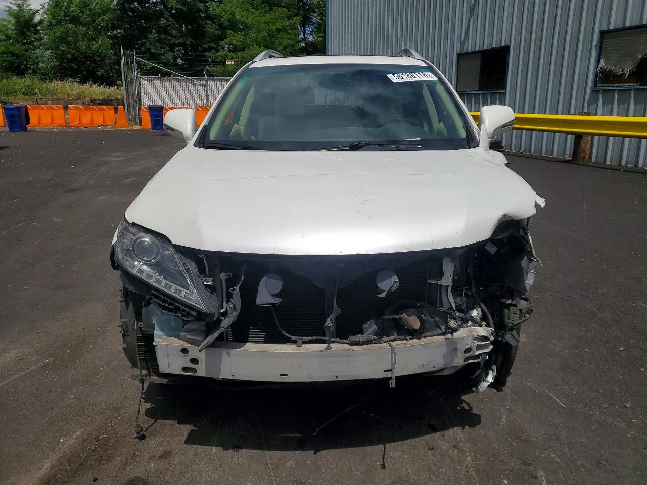 2013 Lexus Rx 350 Base White vin: 2T2BK1BA4DC171307