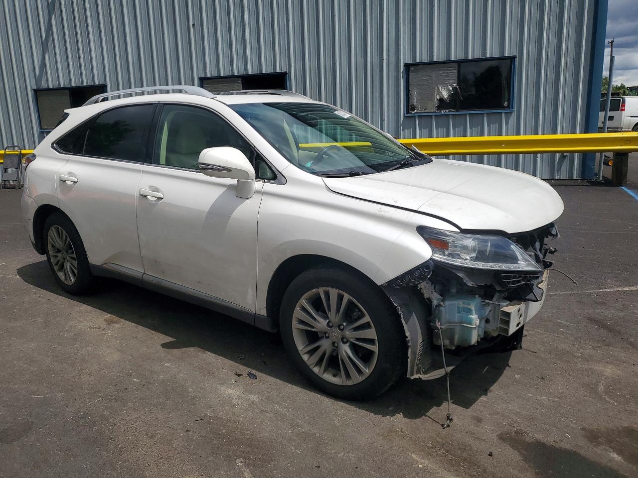 2013 Lexus Rx 350 Base White vin: 2T2BK1BA4DC171307