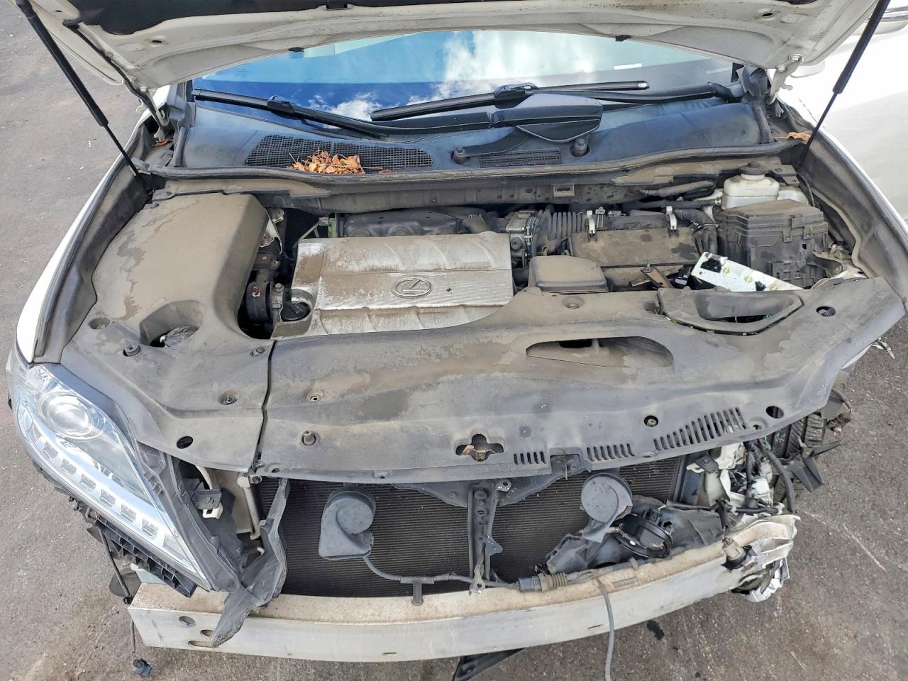 2013 Lexus Rx 350 Base White vin: 2T2BK1BA4DC171307