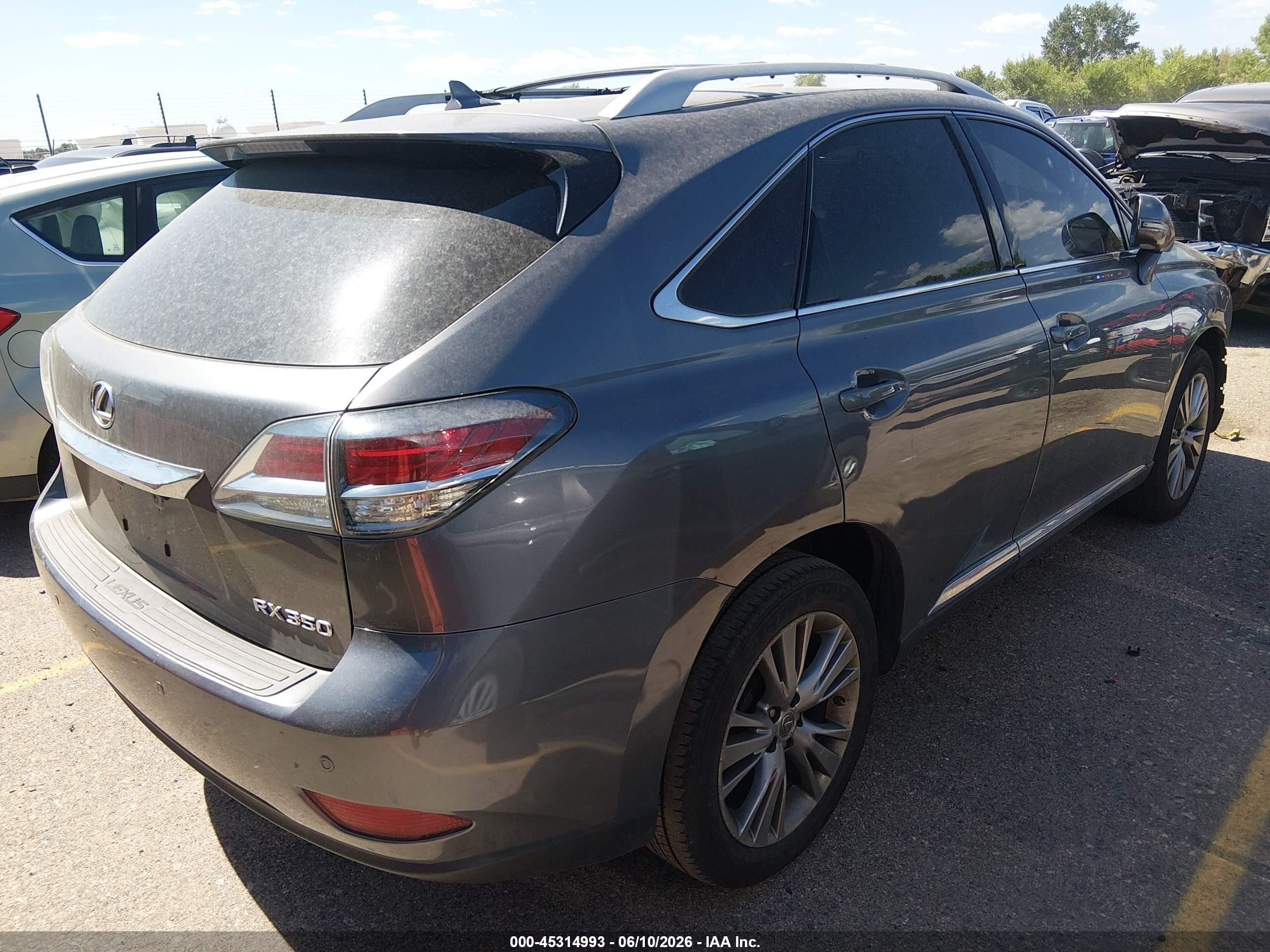 2013 Lexus Rx 350   Серебряный vin: 2T2BK1BA4DC172179