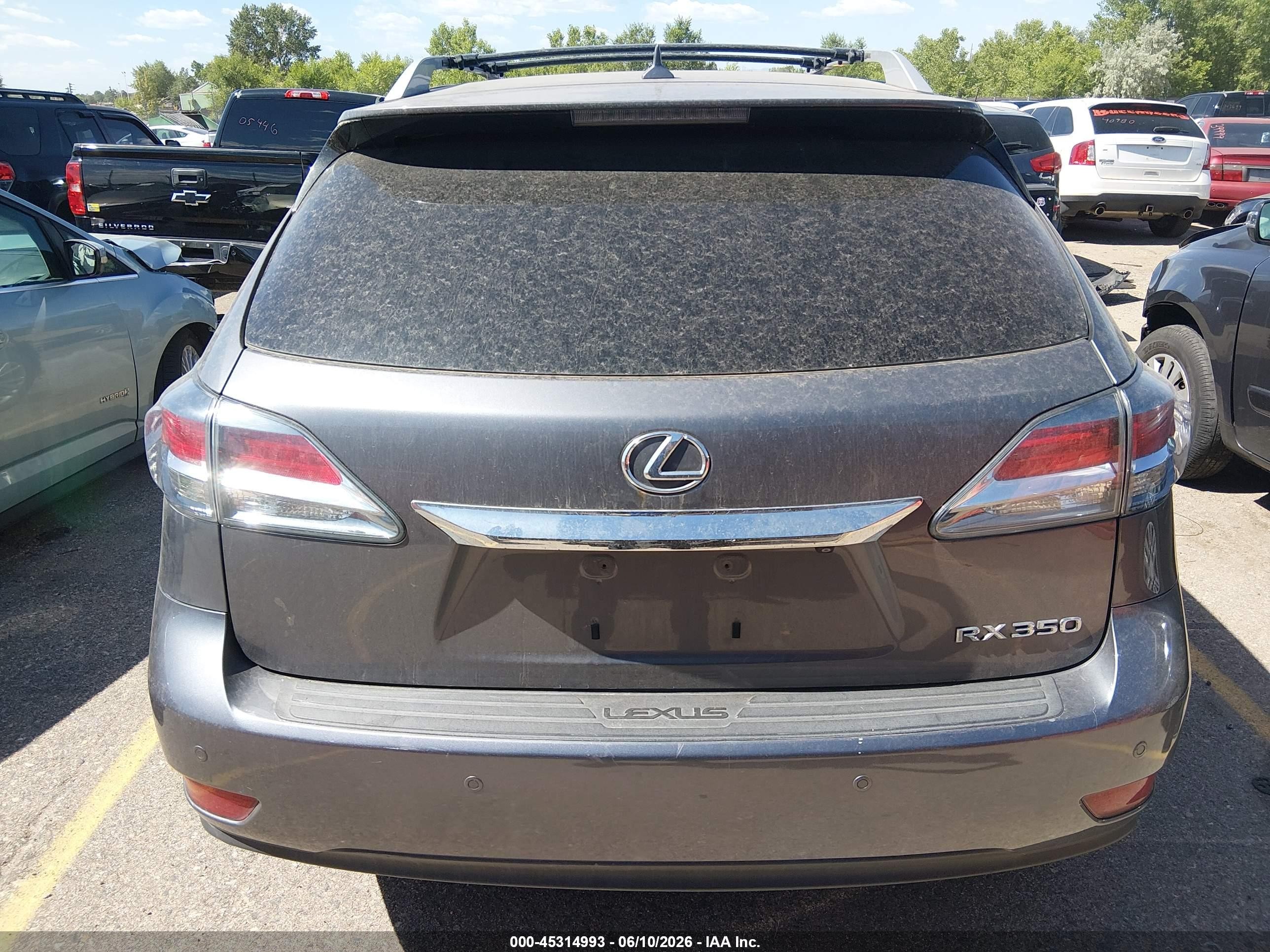 2013 Lexus Rx 350   Серебряный vin: 2T2BK1BA4DC172179