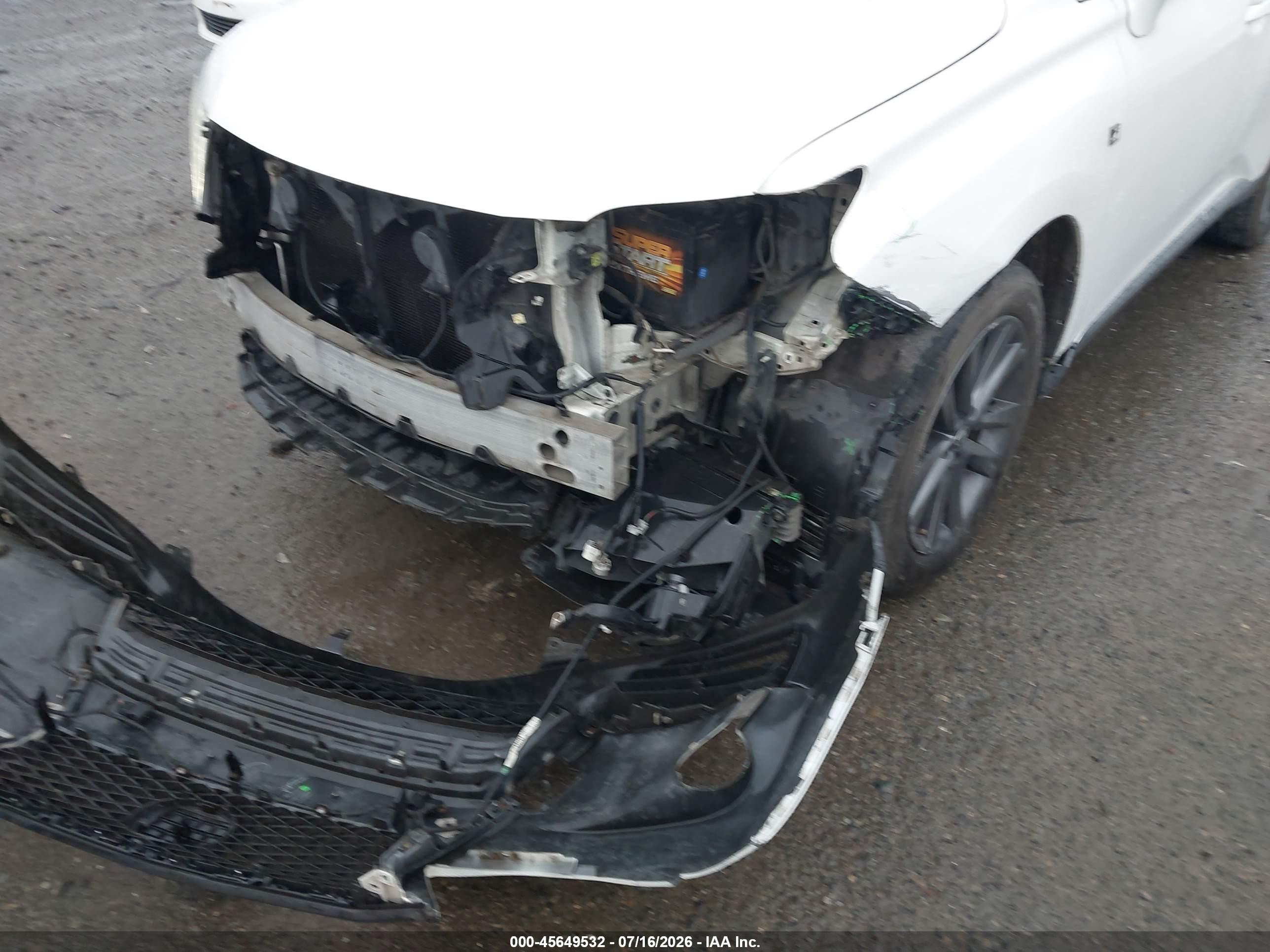 2013 Lexus Rx 350 F Sport White vin: 2T2BK1BA4DC182811