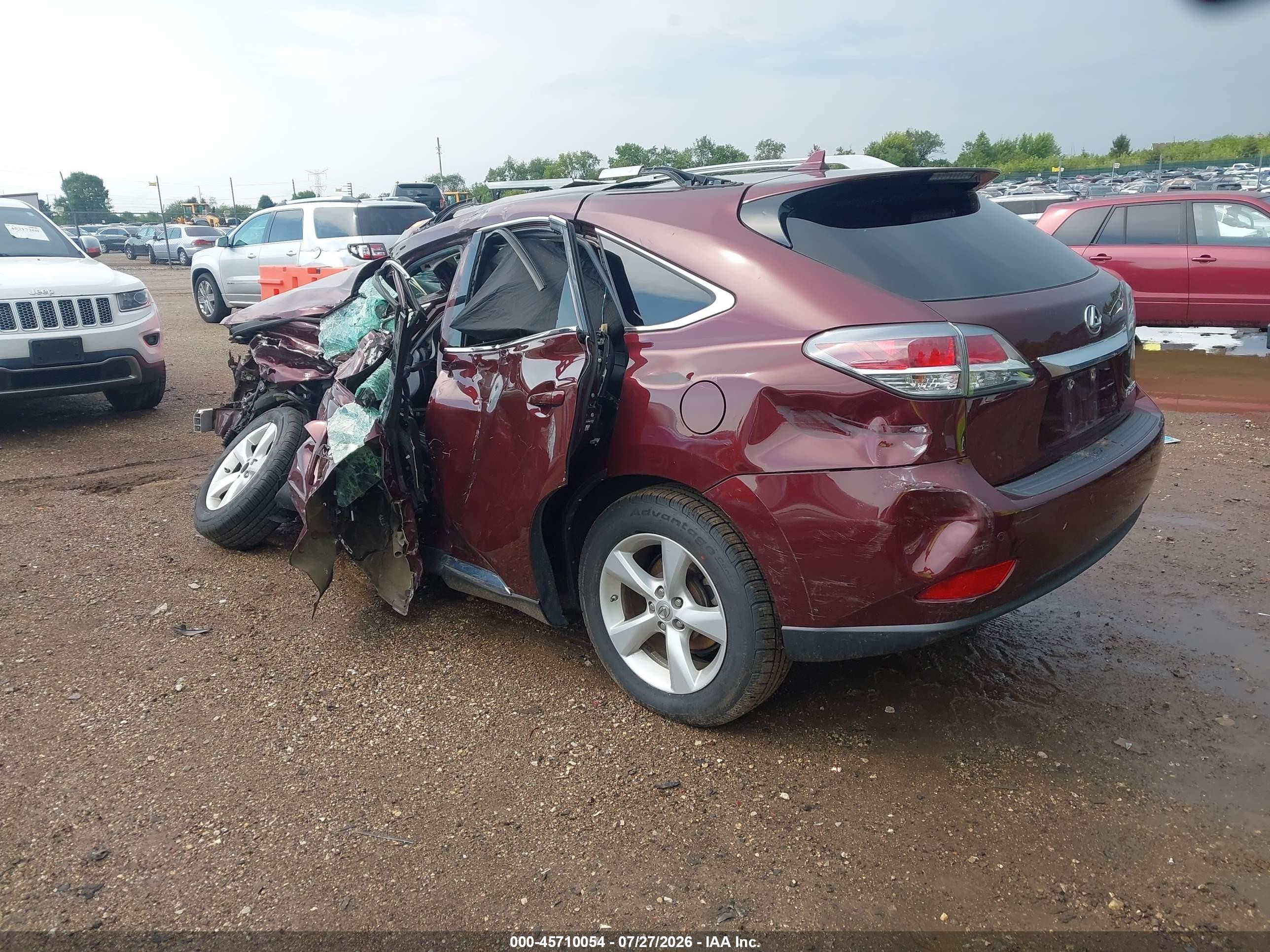 2013 Lexus Rx 350   Maroon vin: 2T2BK1BA4DC197891