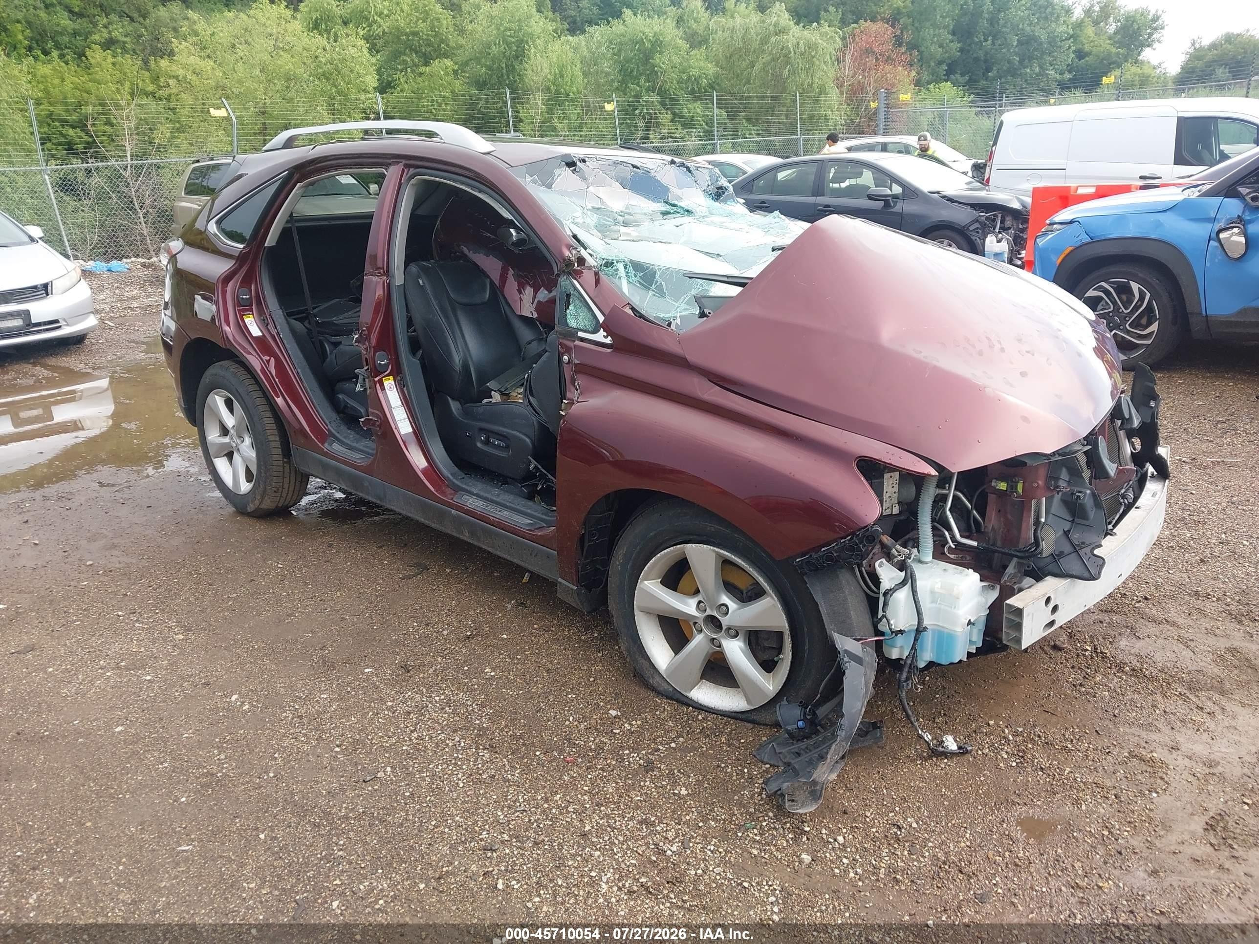 2013 Lexus Rx 350   Maroon vin: 2T2BK1BA4DC197891