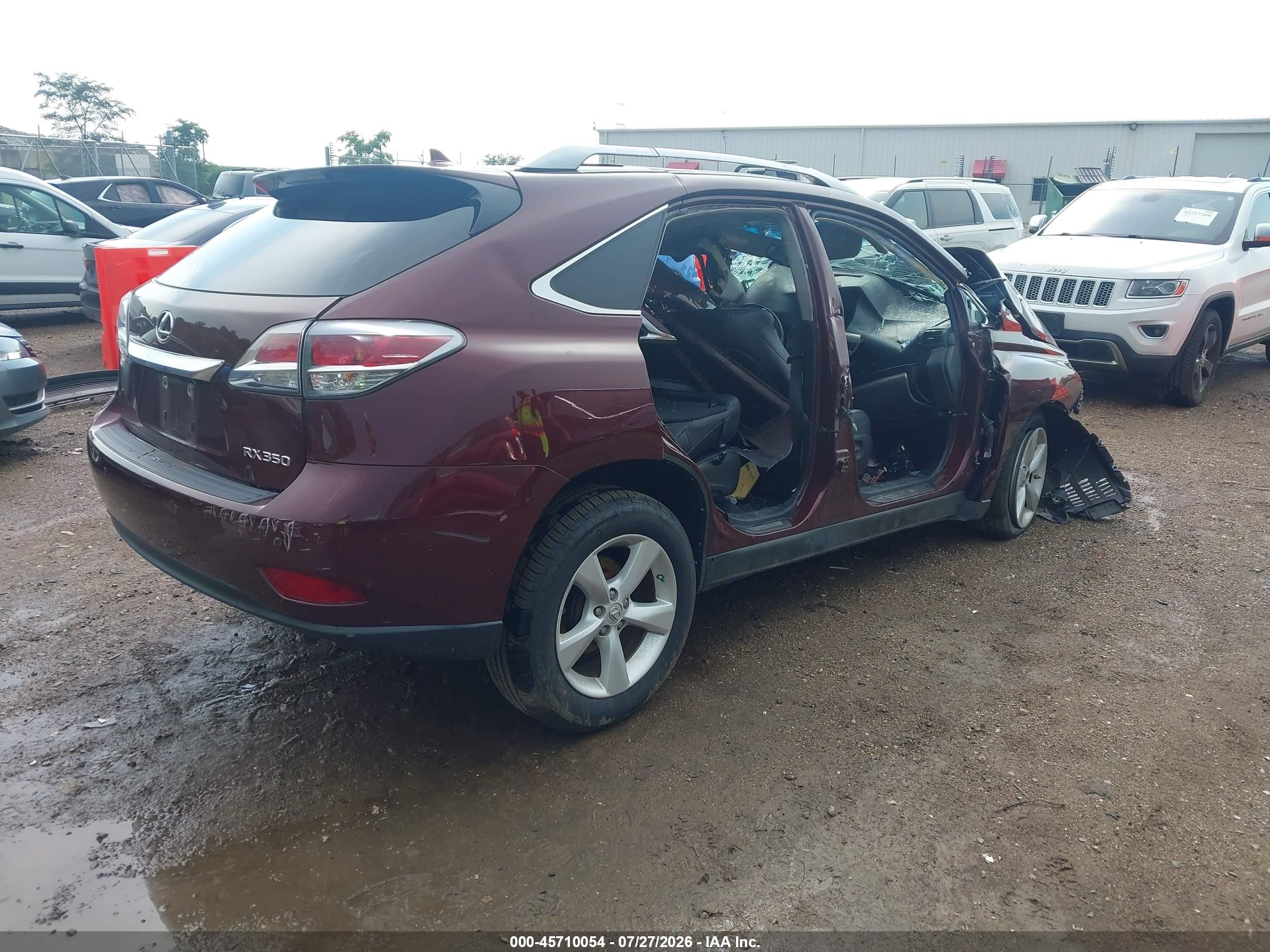 2013 Lexus Rx 350   Maroon vin: 2T2BK1BA4DC197891